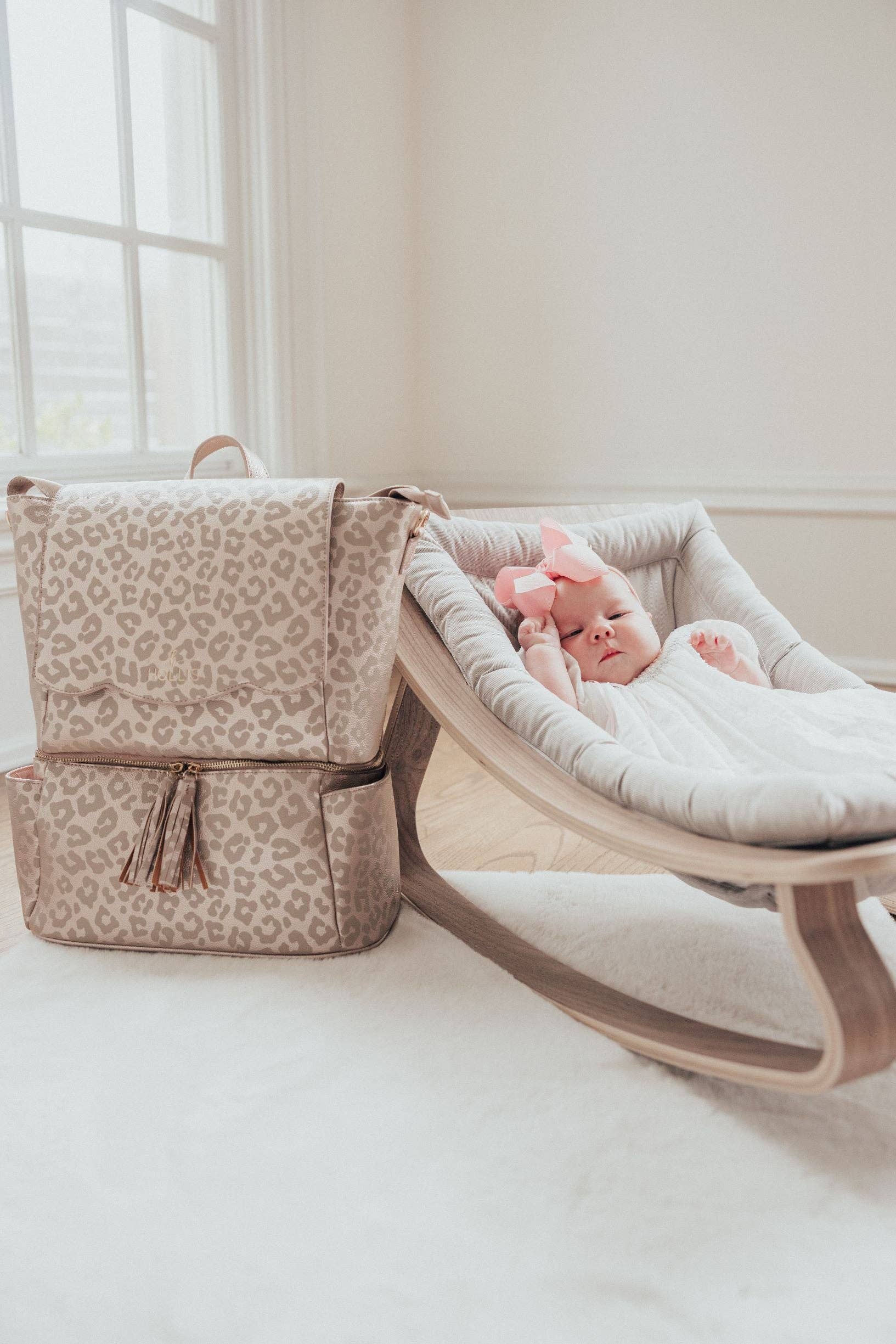 Hollis - Diaper Bag: Nude - Image 11