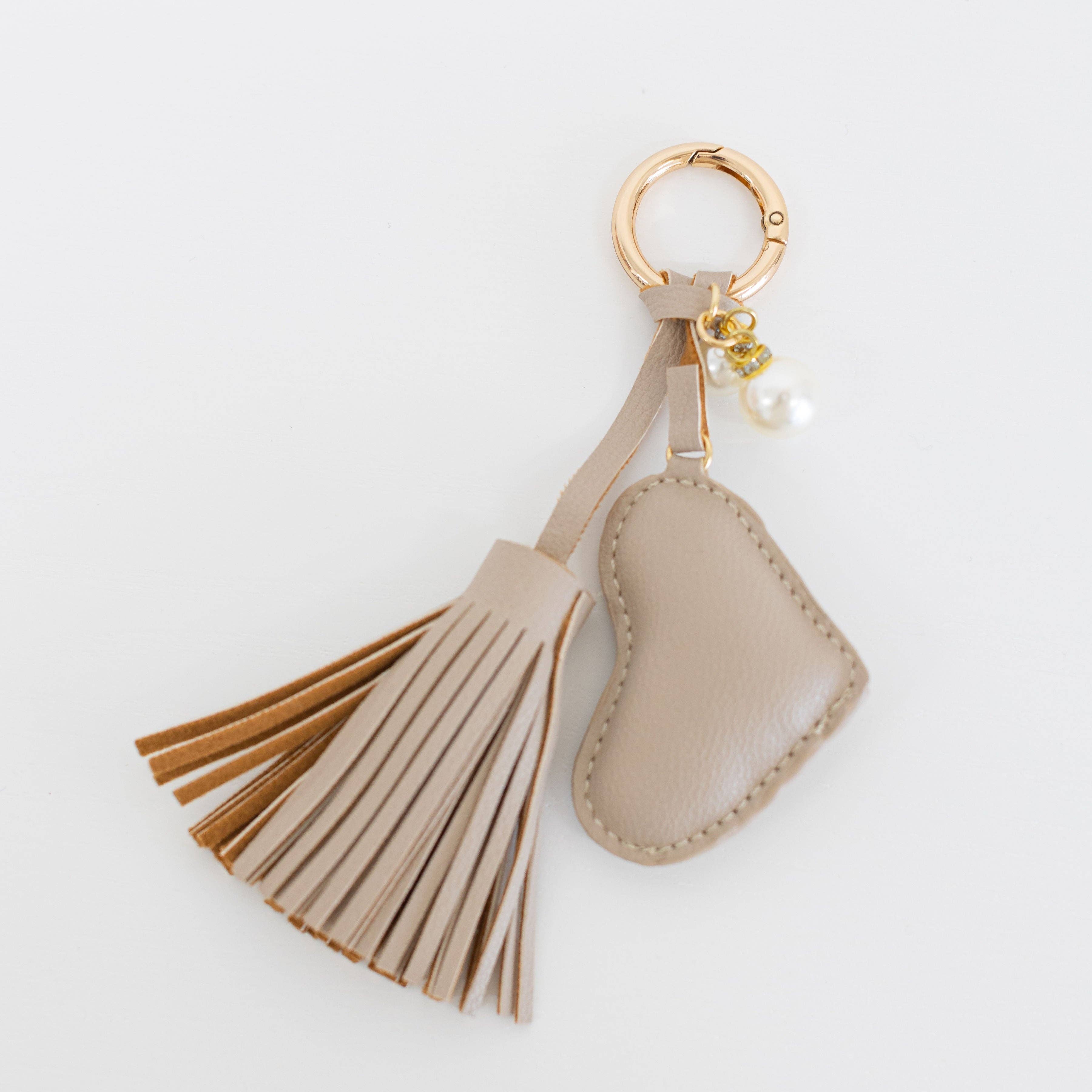 Hollis - Dusti Rose Heart Keychain: Leopard - Image 3
