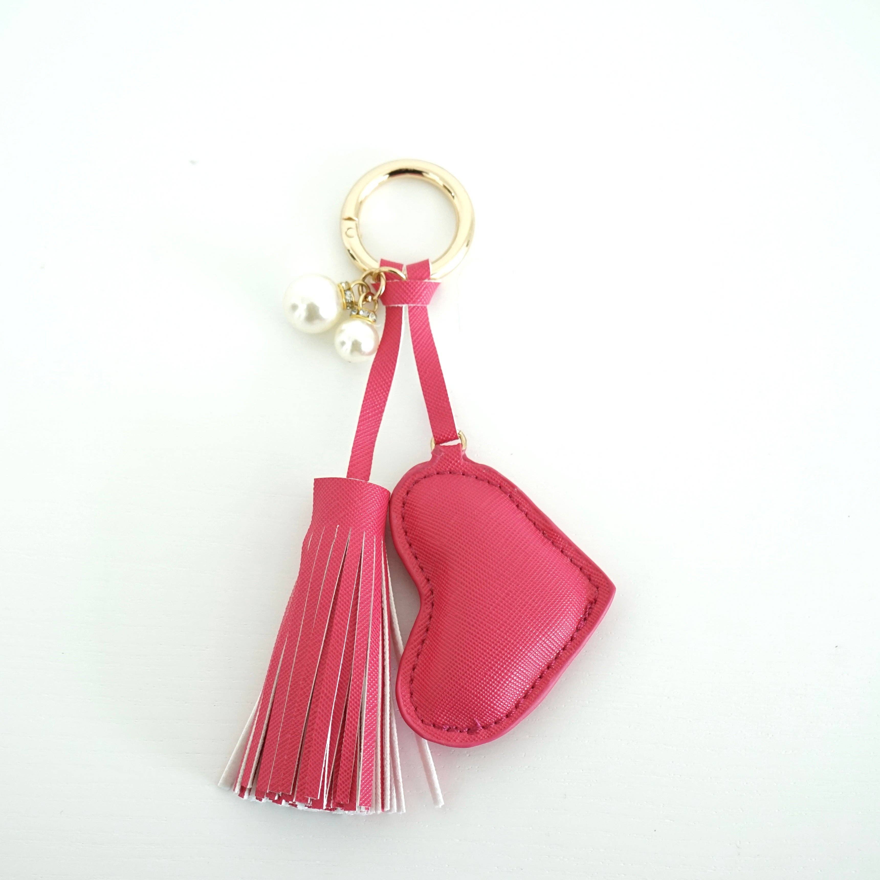 Hollis - Dusti Rose Heart Keychain: Leopard - Image 6