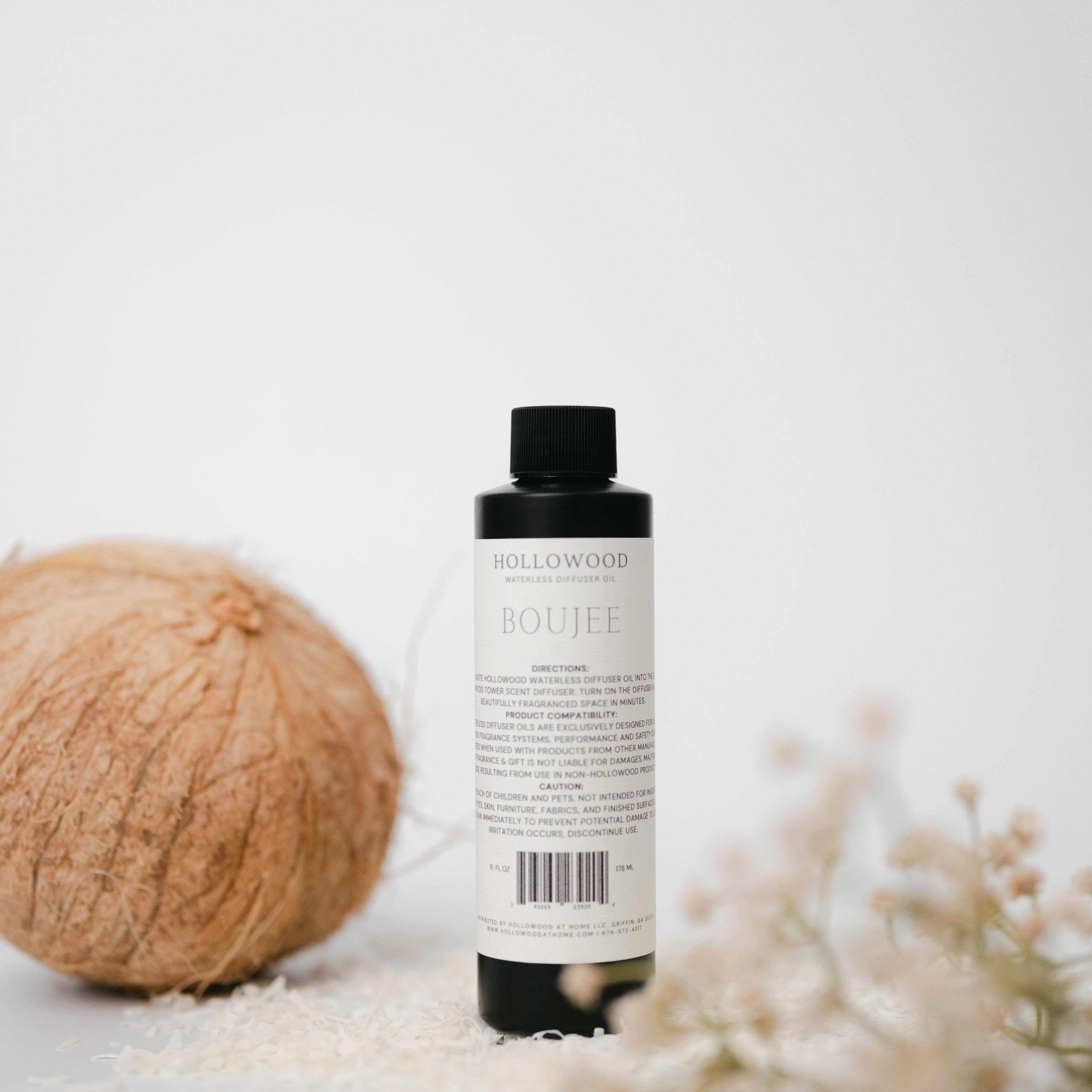 HOLLOWOOD FRAGRANCE - Waterless diffuser oil | 6oz refill: Teakwood & Mahogany - Image 6