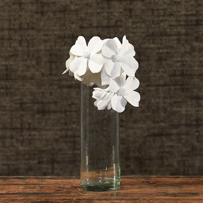 HomArt - Glass Vase with Bone China Flower Crown - Image 2