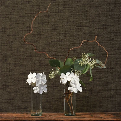 HomArt - Glass Vase with Bone China Flower Crown - Image 3