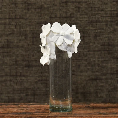 HomArt - Glass Vase with Bone China Flower Crown - Image 4