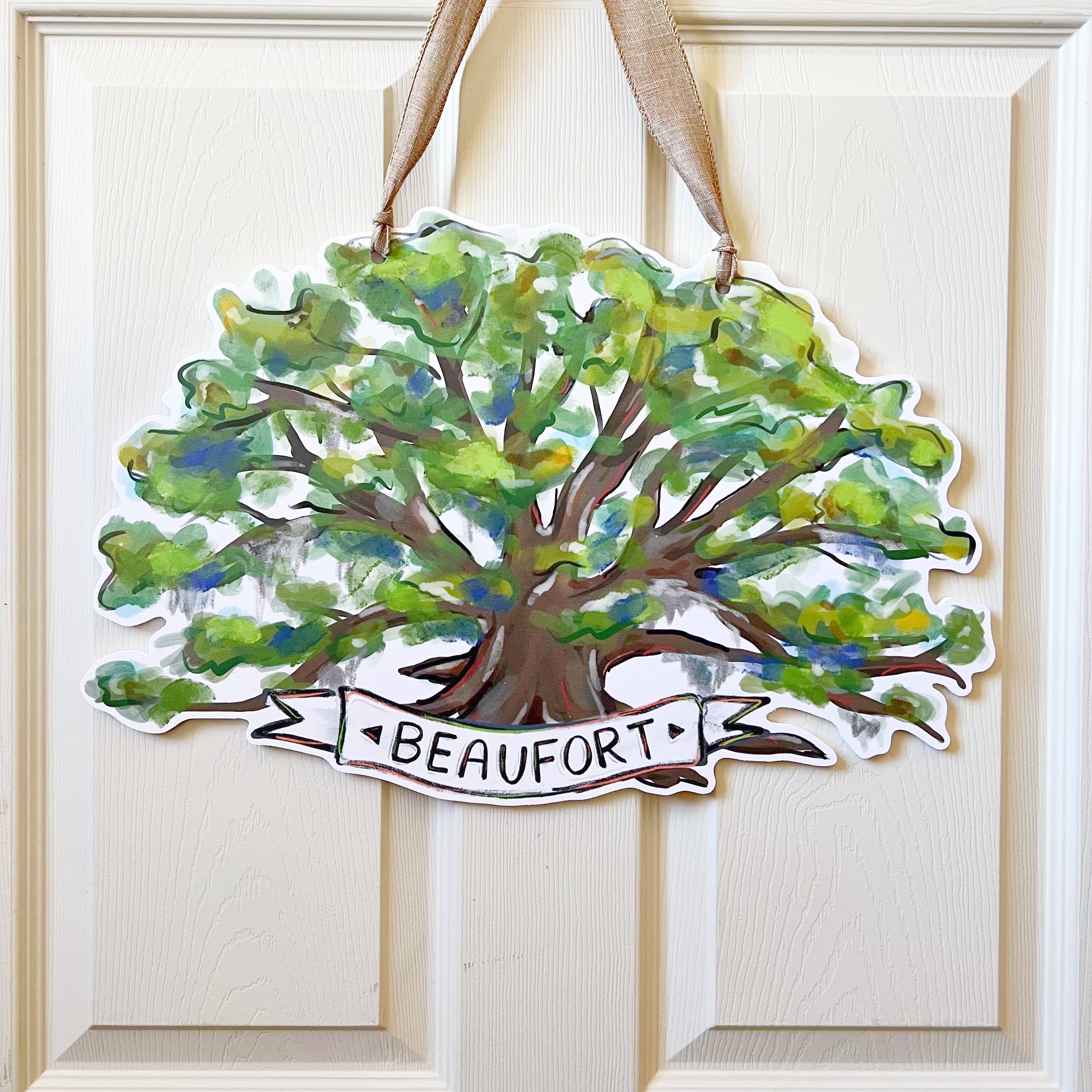 Home Malone - Oak Tree Door Hanger Geneva, AL - Image 2