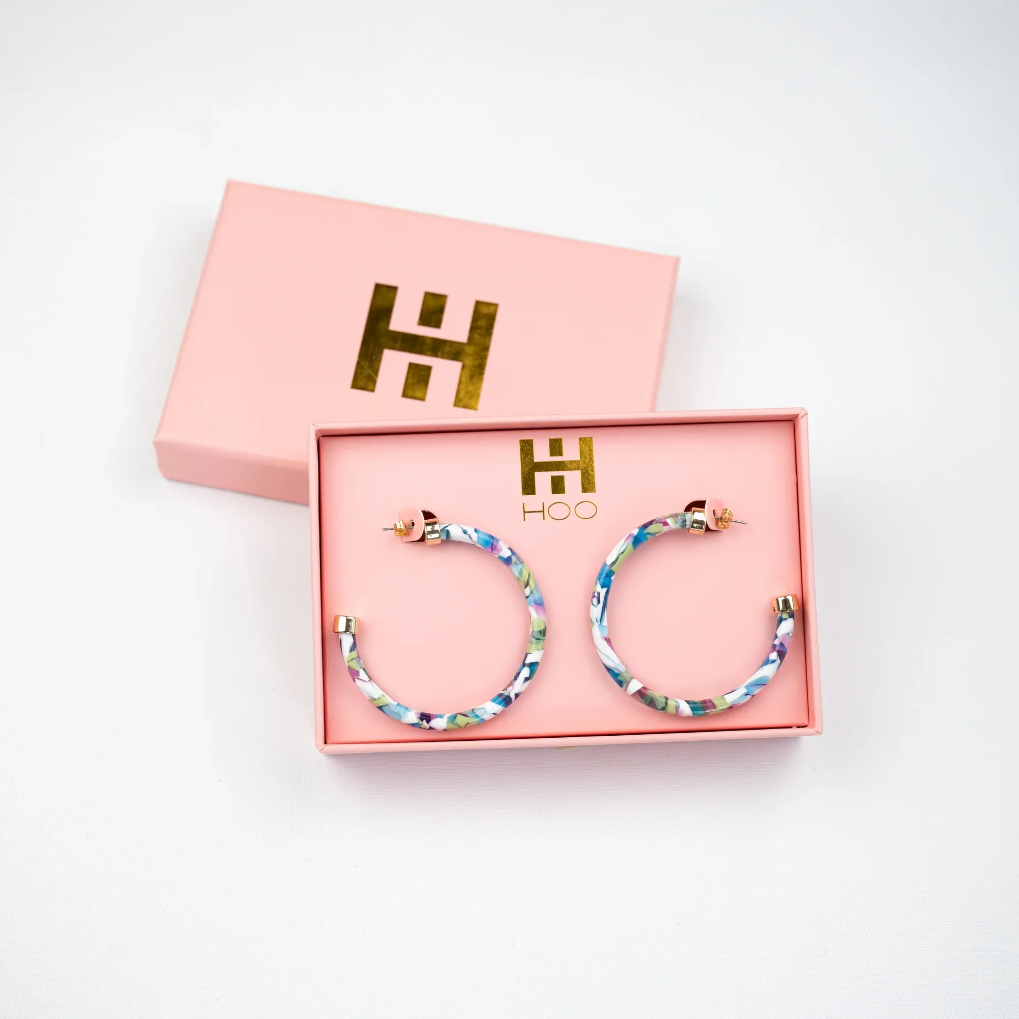 Hoops - Rainbow Confetti 