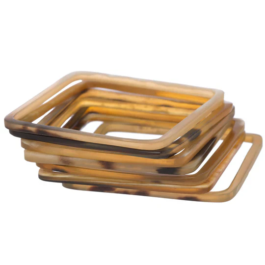 Single Horn Square Bangle