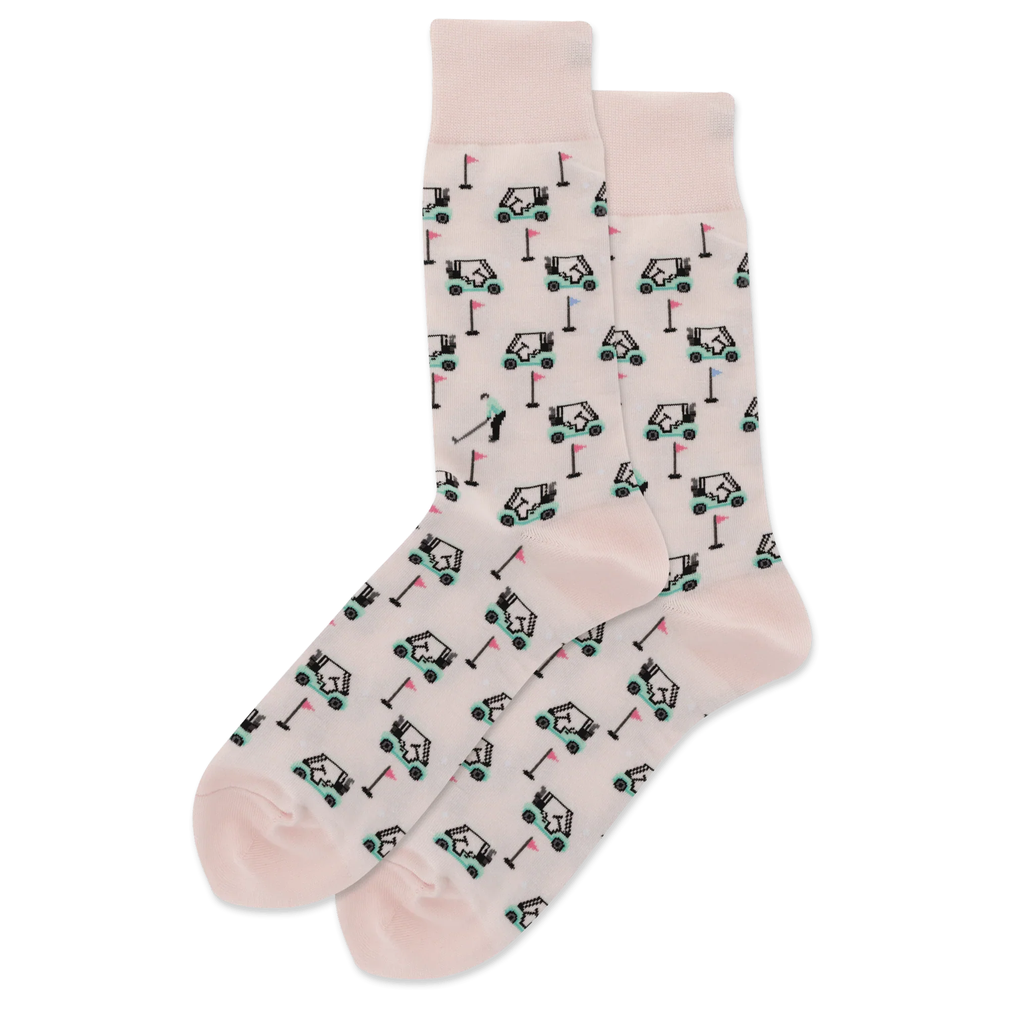 HOTSOX MEN'S GOLFER CARTS CREW SOCKS