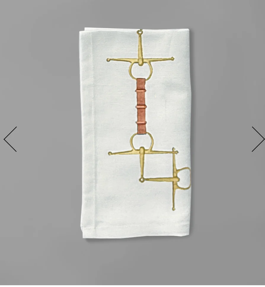 Hunt Country Napkin In White - Image 2