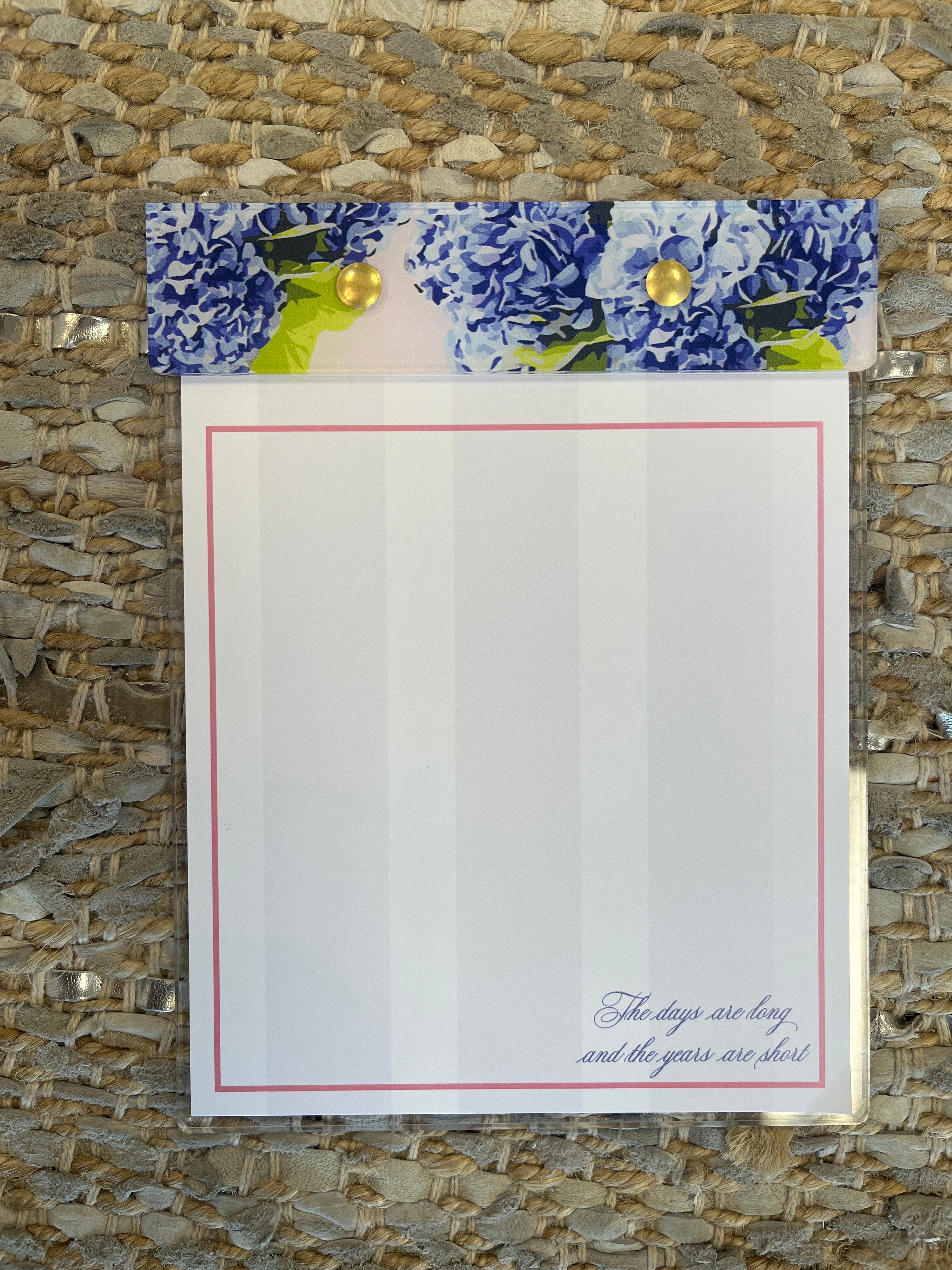 Hydrangea Small Pink Notepad