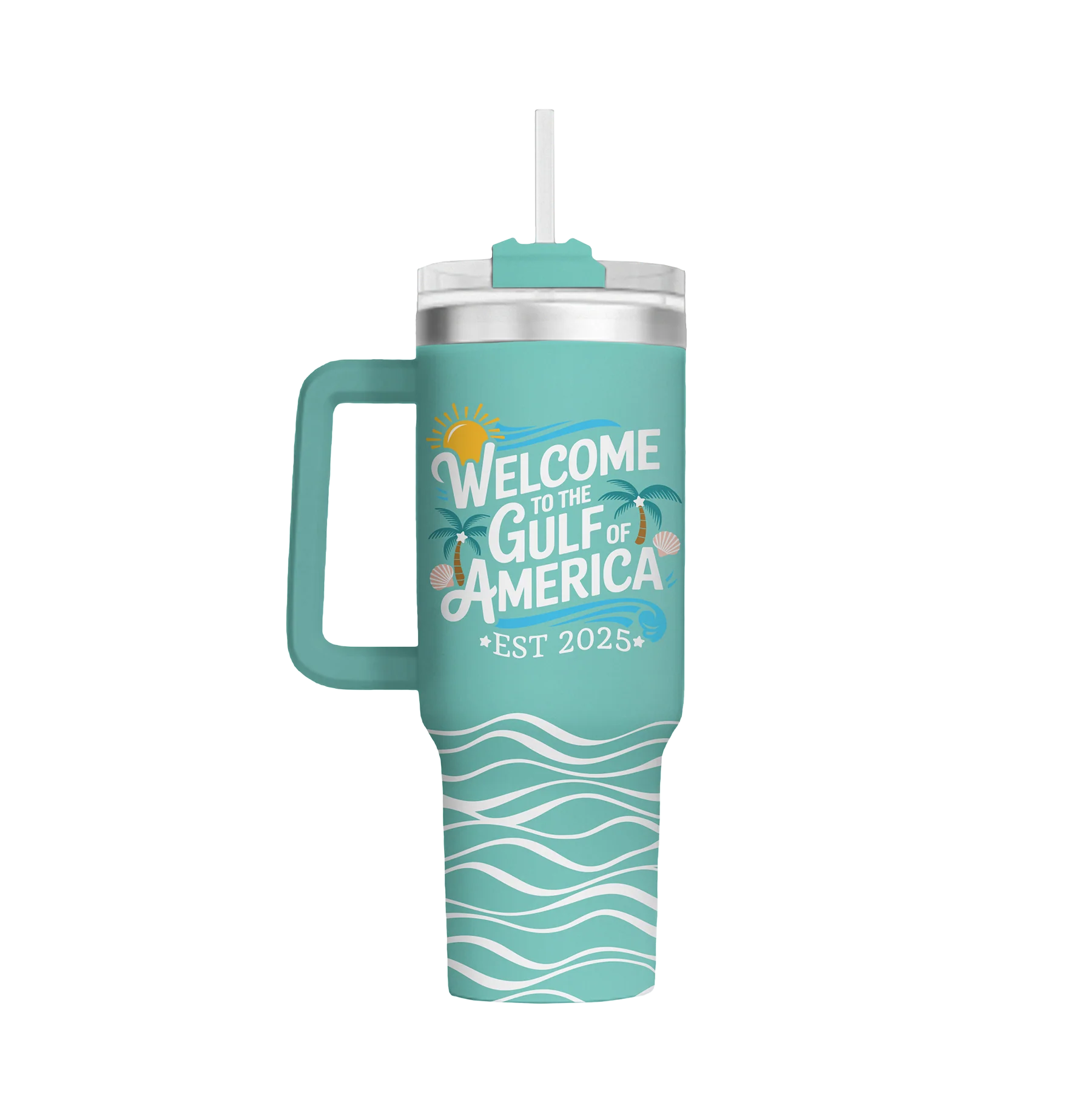 I Love My Freedom - Welcome To The Gulf Of America - 40oz Tumbler - 3594