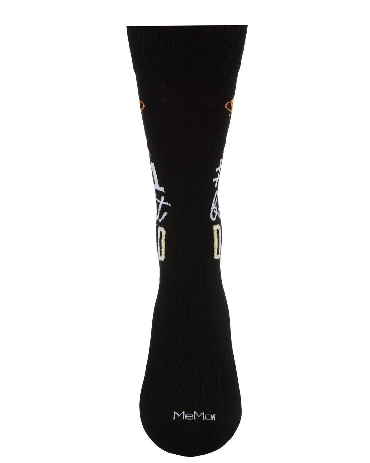 Infinity Classics International Inc. - MeMoi #1 Dad Mens Bamboo Crew Sock: Black / 10 13 - Image 2