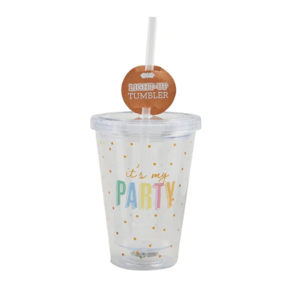 Its My Party Light Up Tumbler