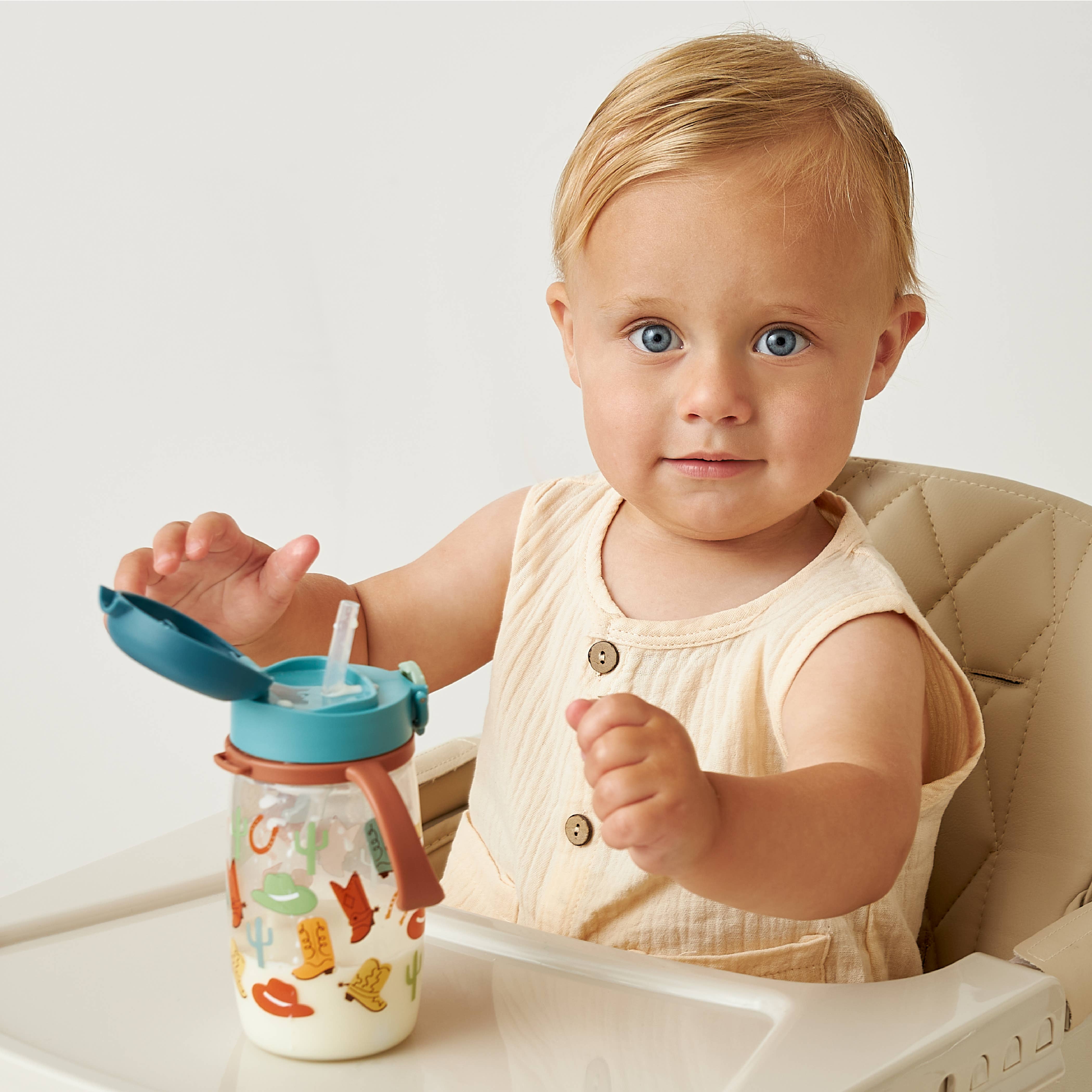 Itzy Ritzy - *NEW* Itzy Sips™ - Straw Cup With Snap-Close Lid: Ribbons & Roses - Image 15