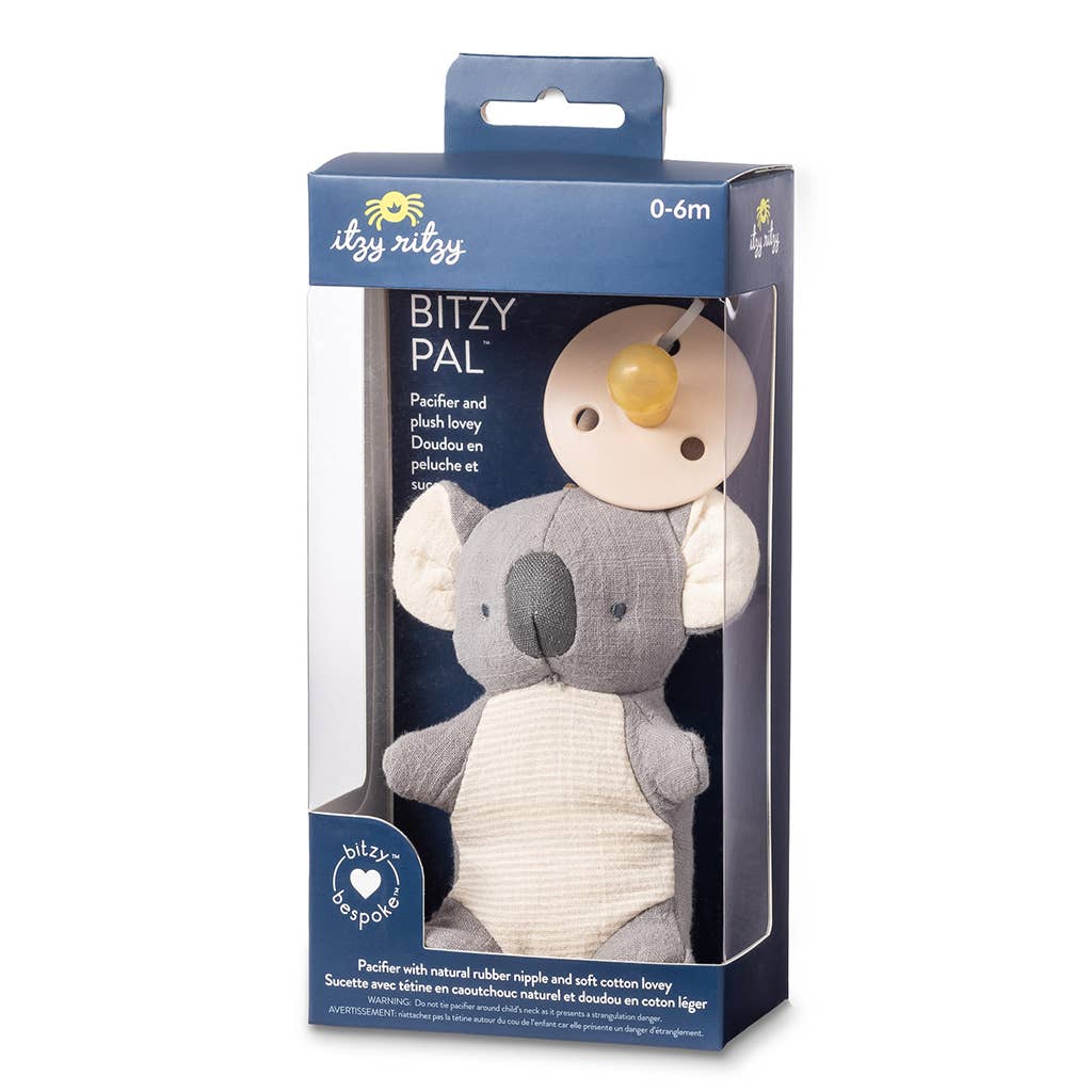 Itzy Ritzy - *NEW OPTIONS* Bitzy Pal Natural Rubber Pacifier & Plush: Goose - Image 26