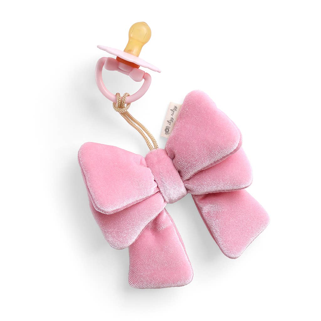 Itzy Ritzy - *NEW OPTIONS* Bitzy Pal Natural Rubber Pacifier & Plush: Goose - Image 3