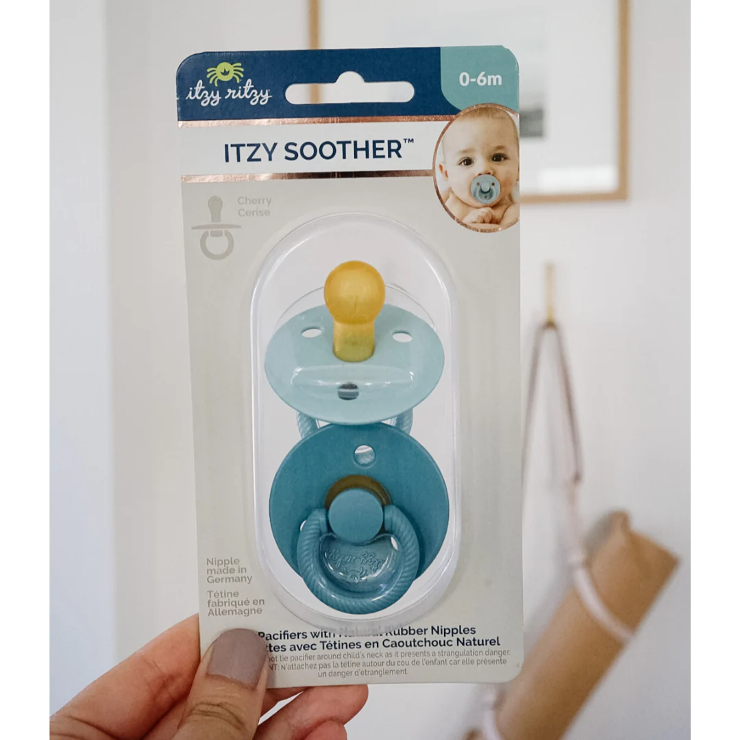 Itzy Ritzy - *NEW STYLES* Itzy Soother™ Natural Rubber Paci Sets: Pink Bow 0-6 M - Image 7