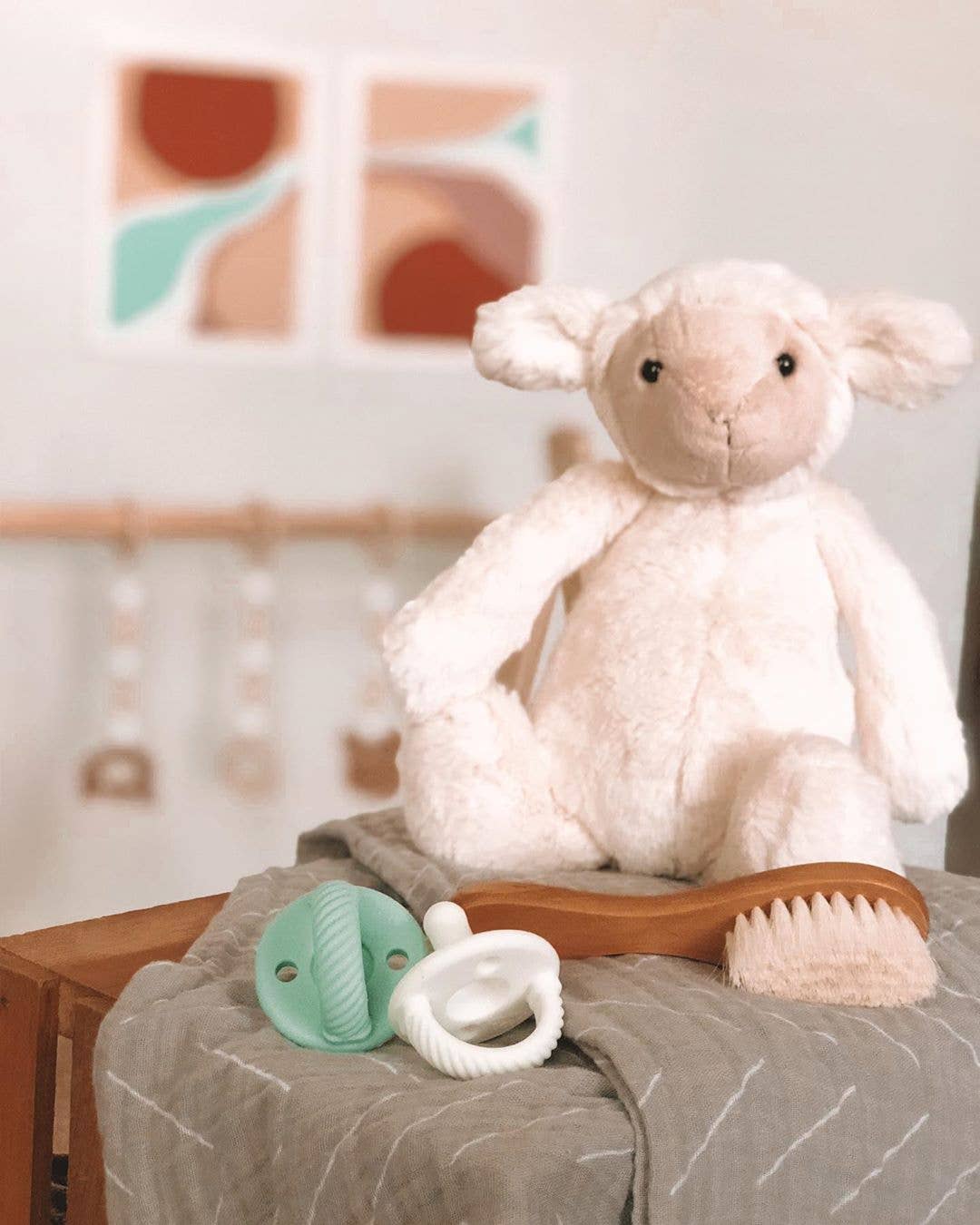 Itzy Ritzy - Sweetie Soother™ Pacifier Sets (2-pack): Robin's Egg Blue + Navy Cables - Image 19