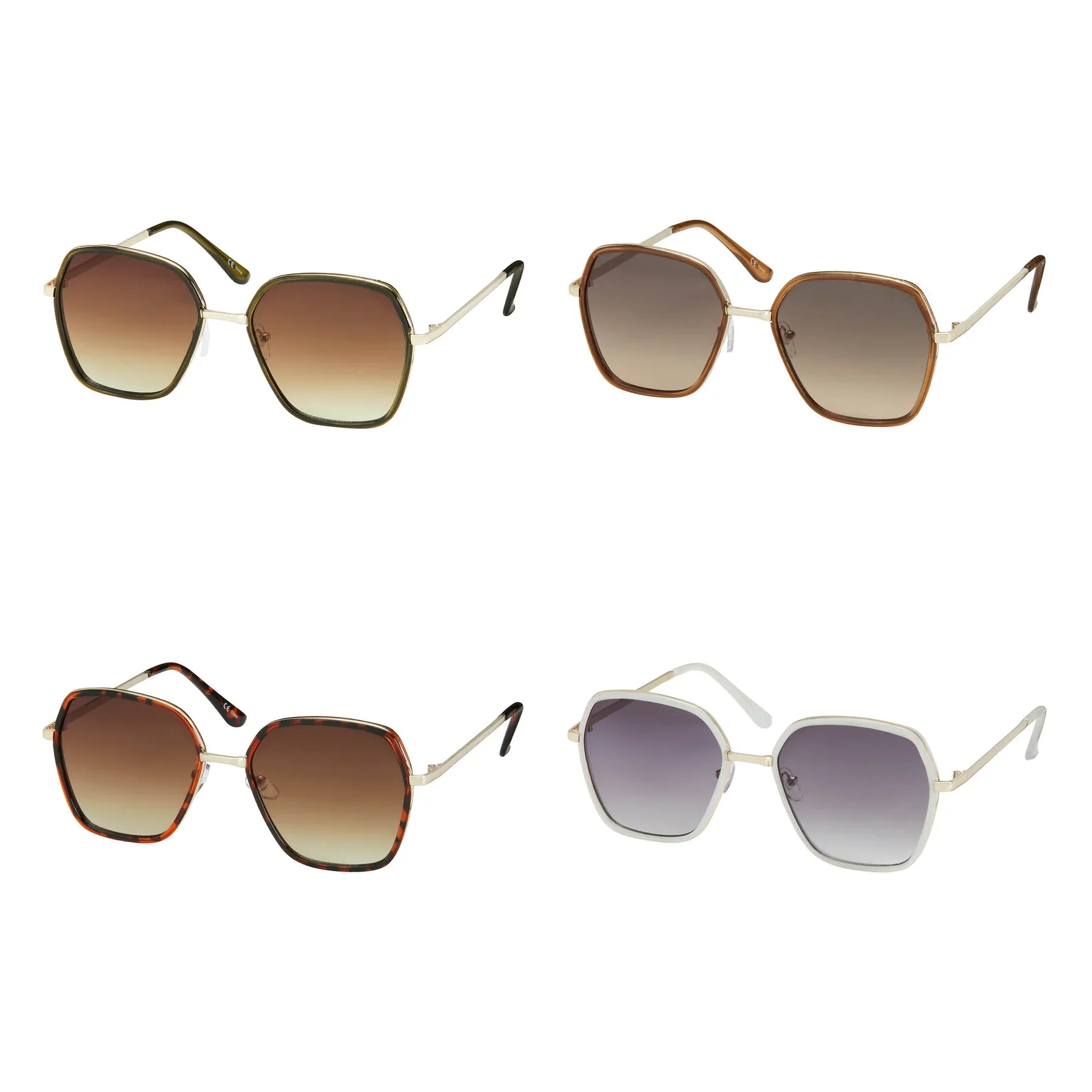 Jade- Angled Combo Sunglasses