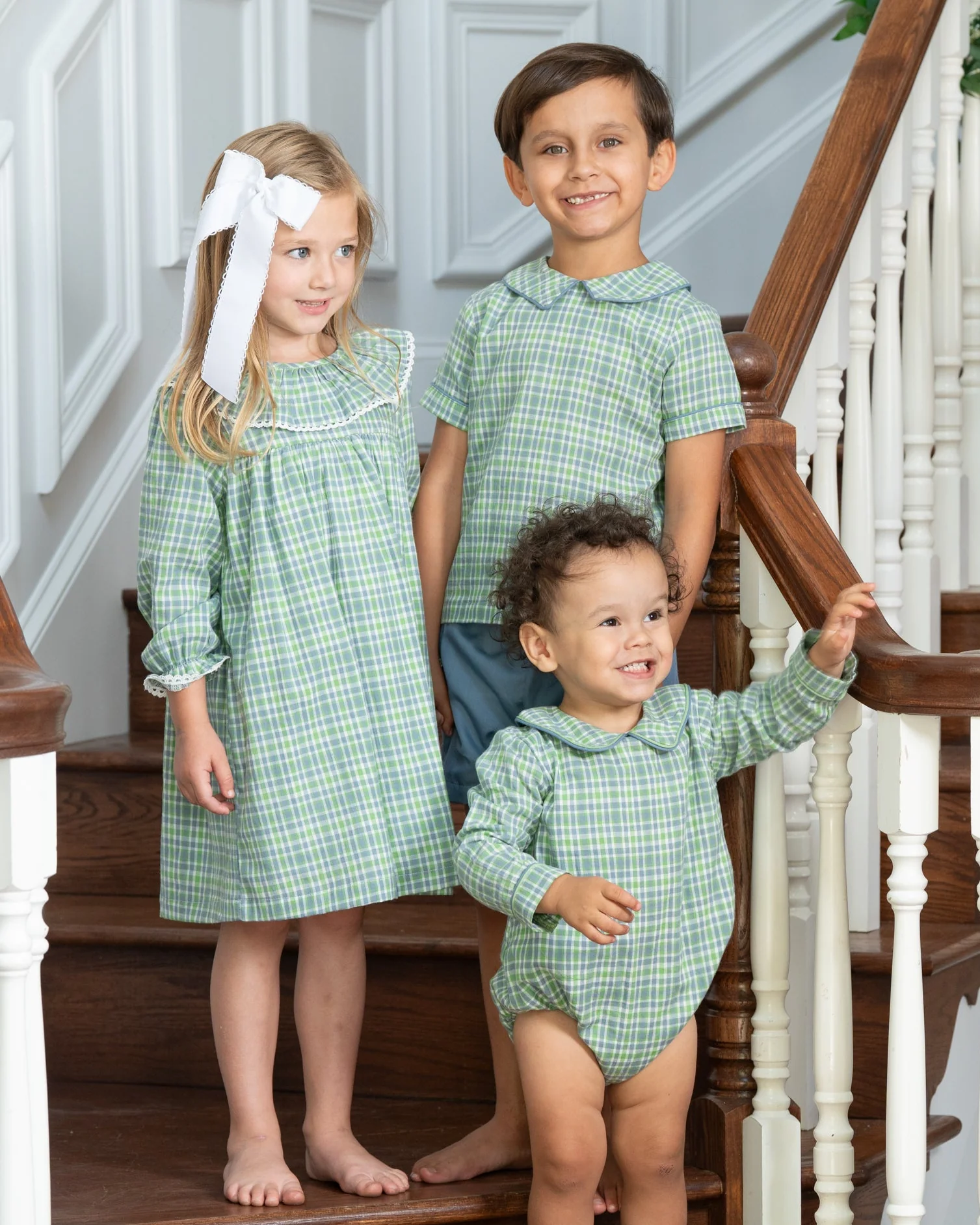 John Bluegrass Plaid Short Set - Image 3