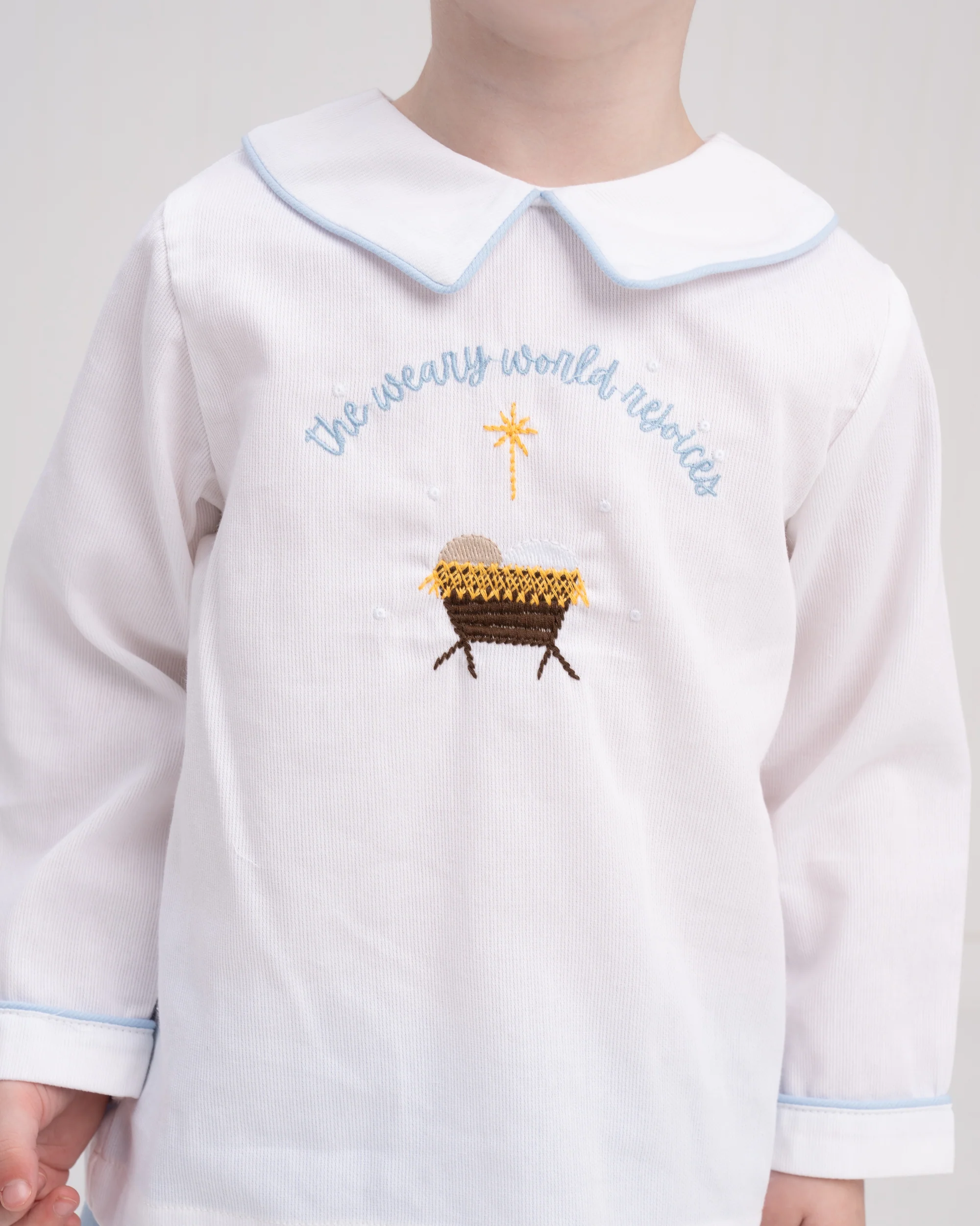 John Nativity Blue Short Set - Image 4
