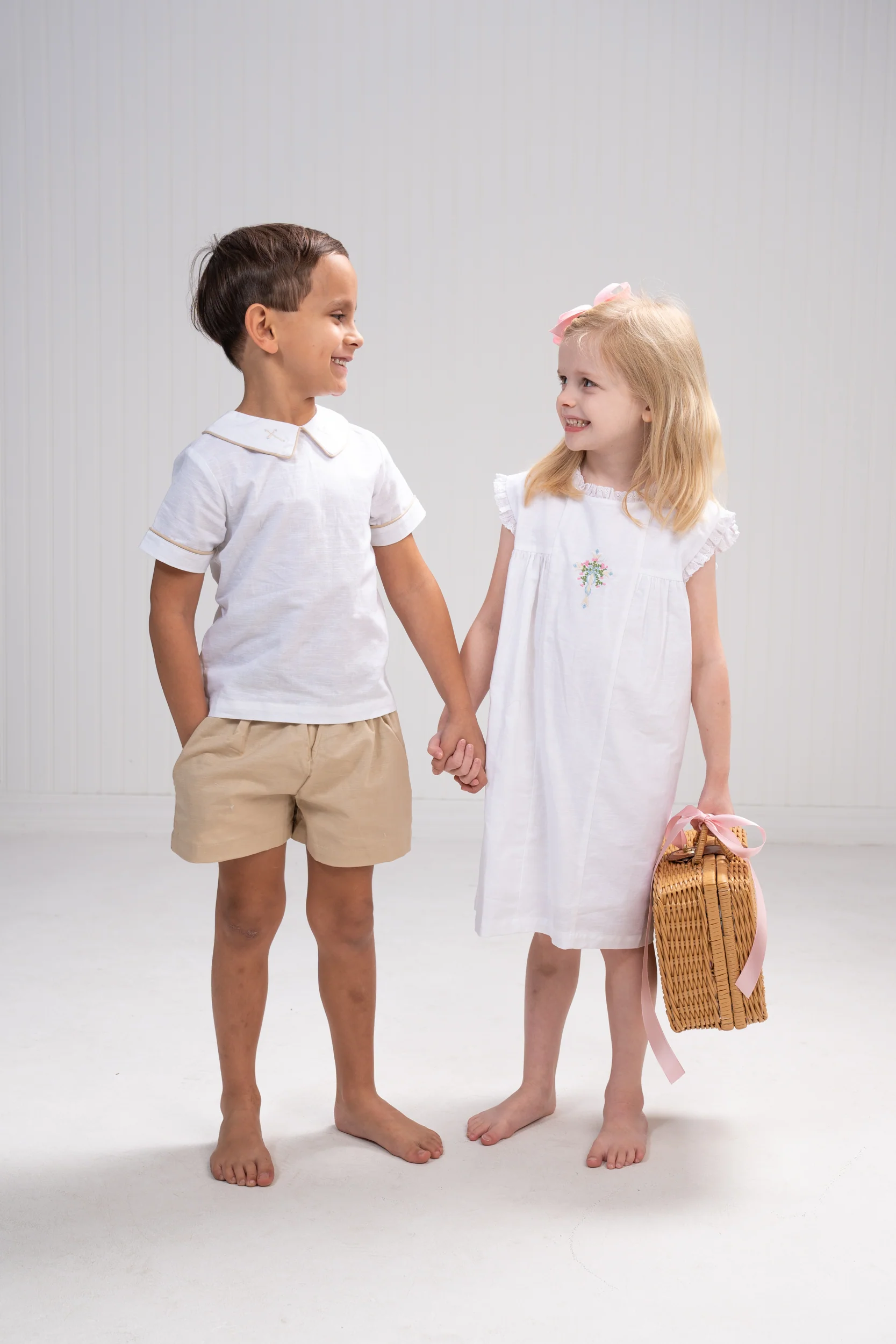 John Tan Linen Cross Short Set - Image 4