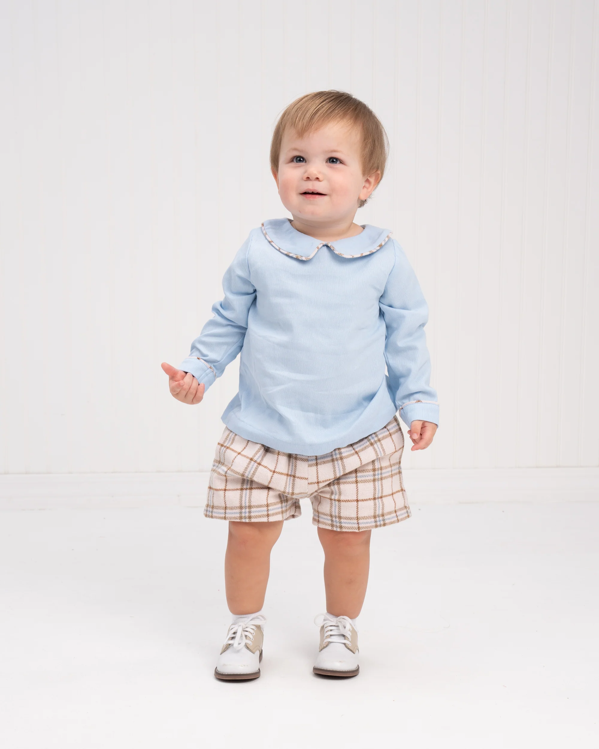John Tartan Tweed Short Set - Image 2