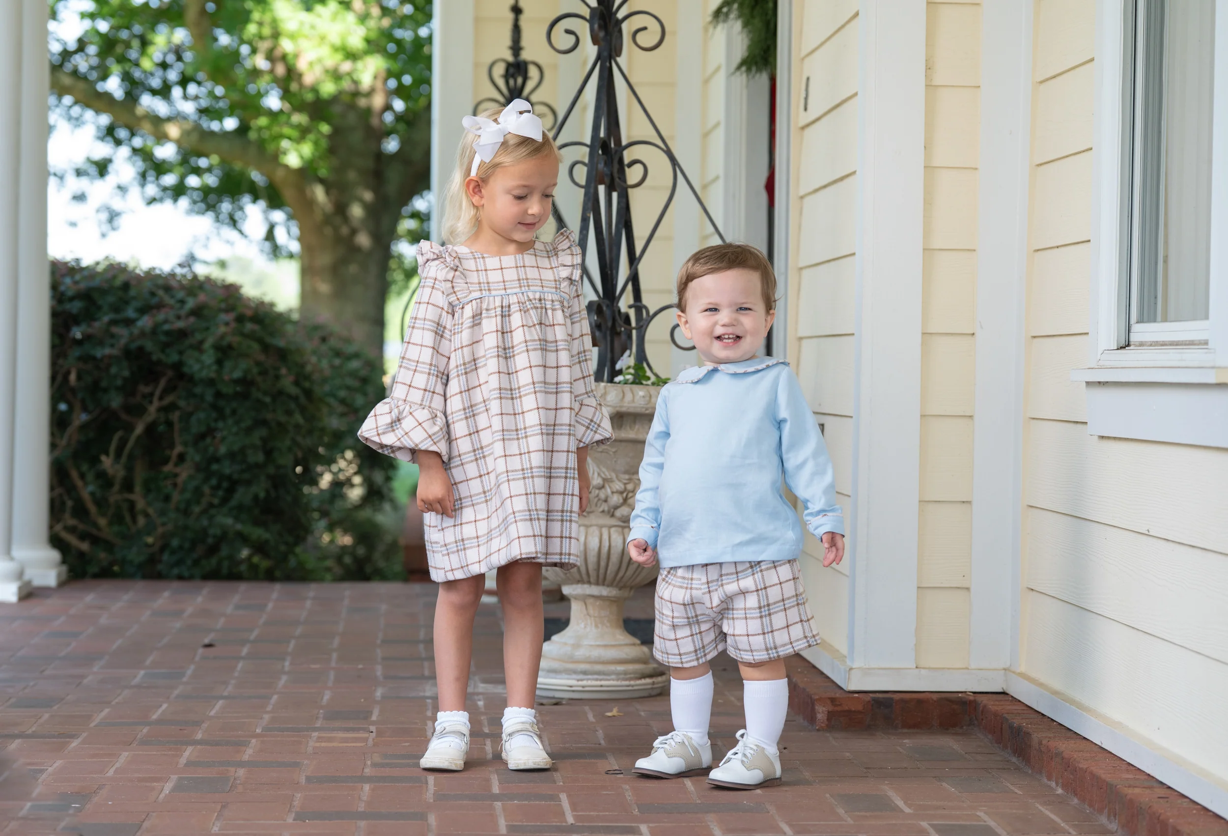John Tartan Tweed Short Set - Image 3