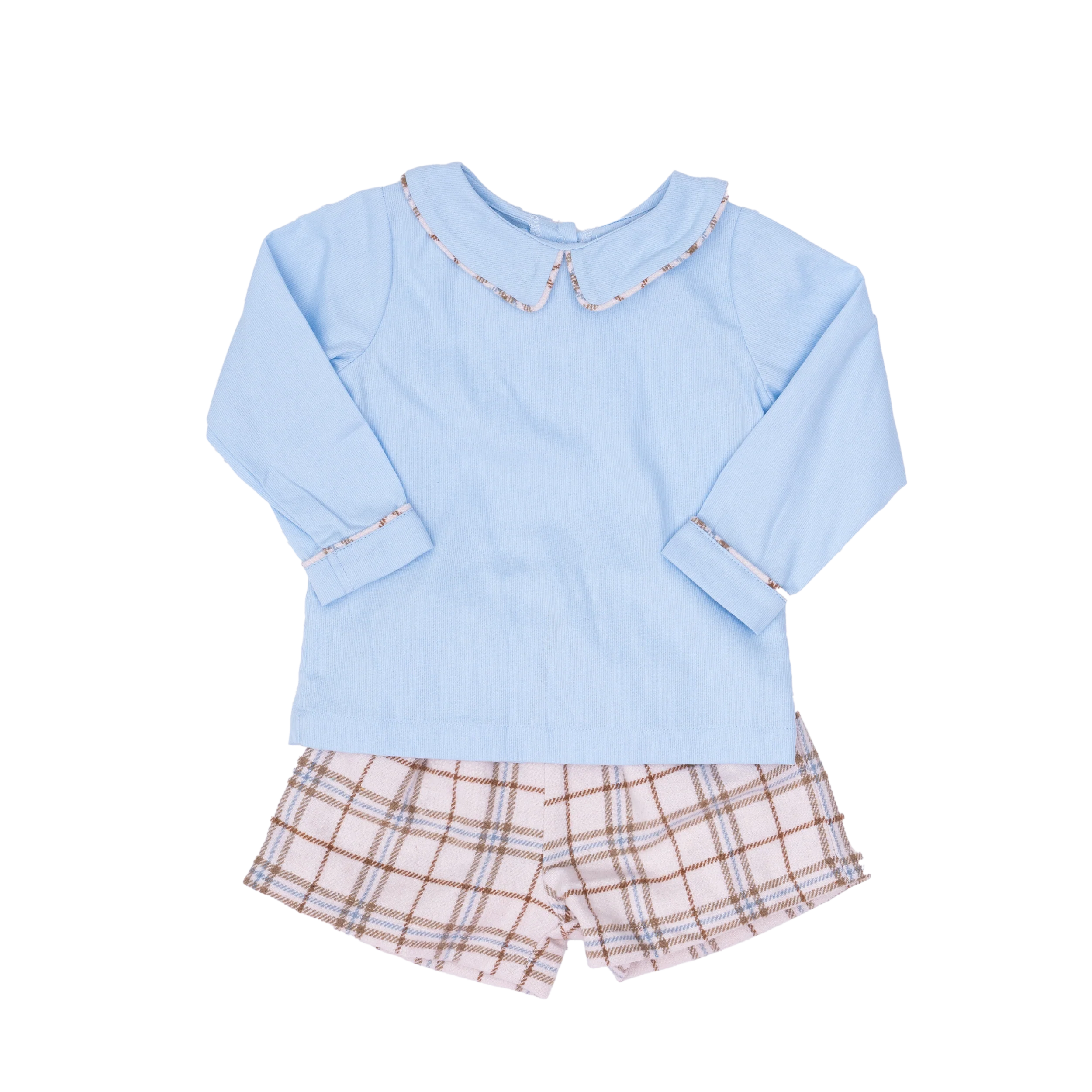 John Tartan Tweed Short Set - Image 4