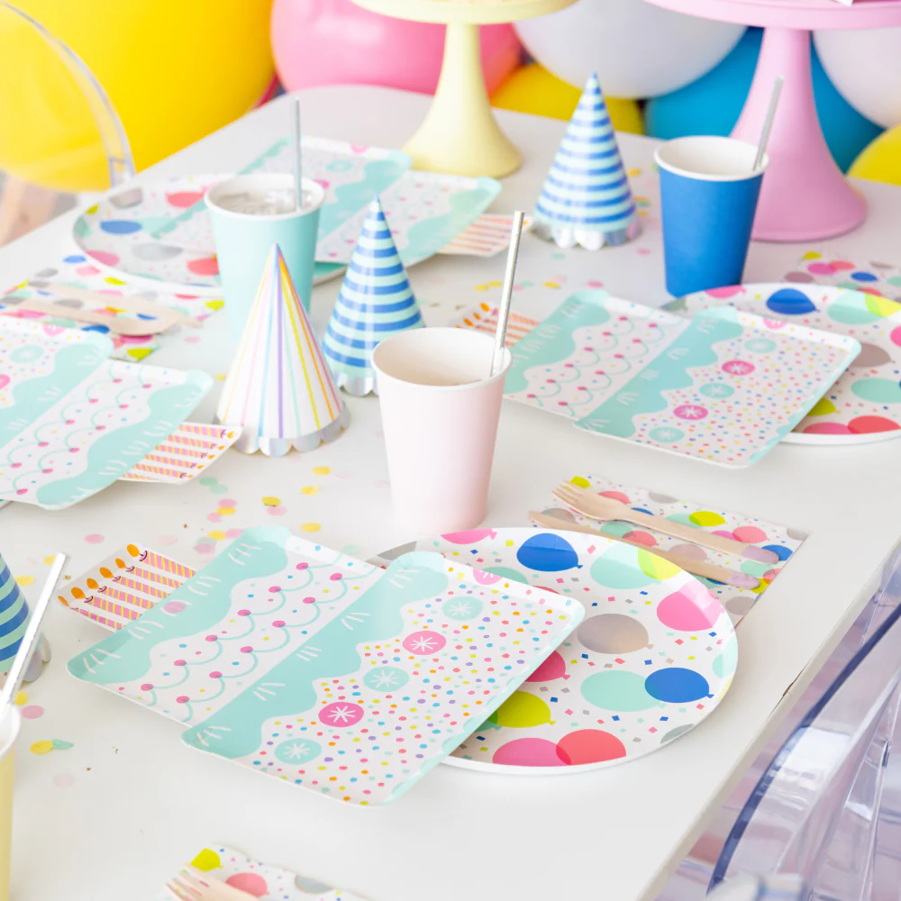 Jollity & Co. + Daydream Society - It's A Birthday Balloon Large Plates - Image 2