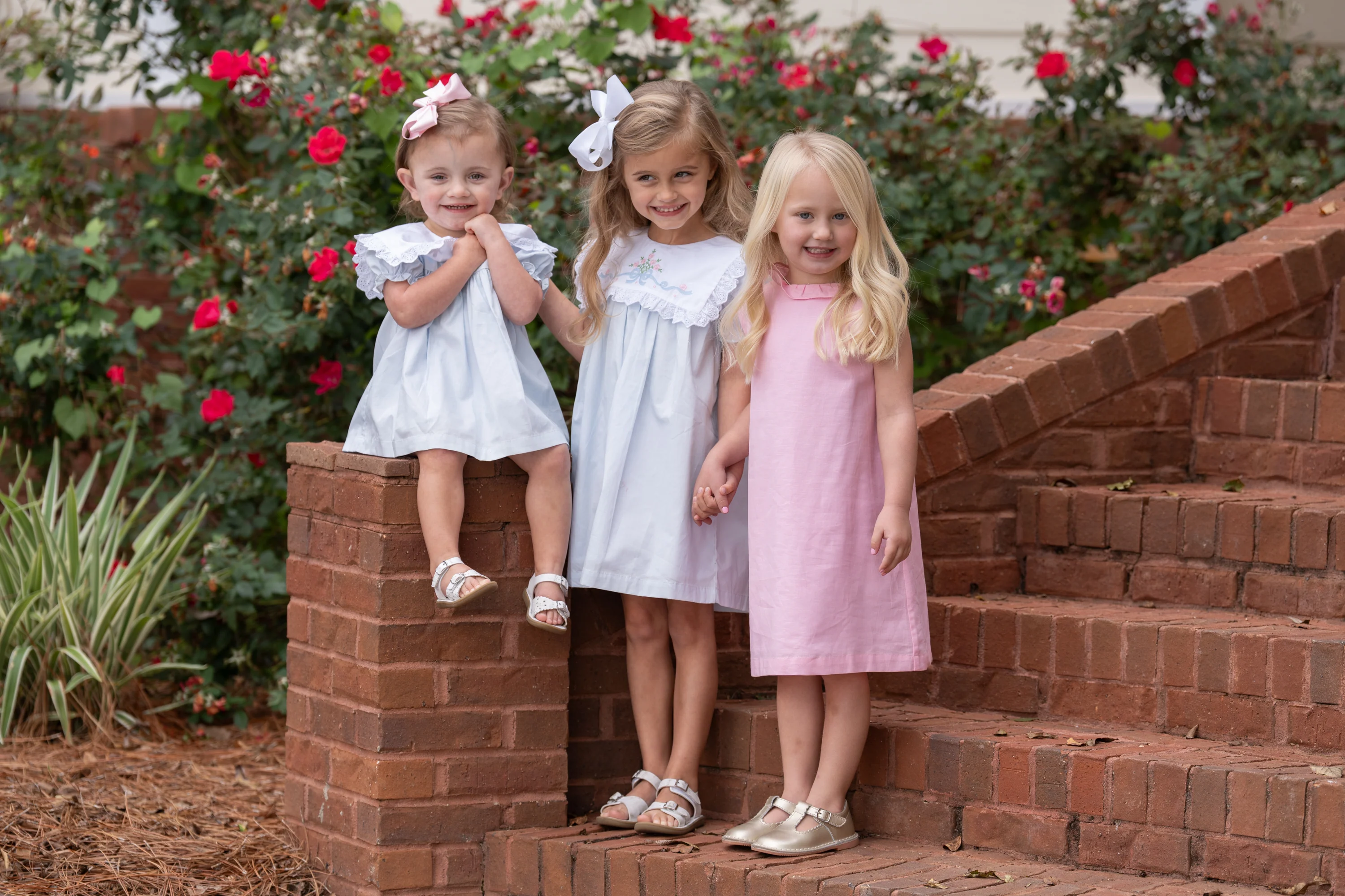 Karla Pink Linen Dress - Image 4