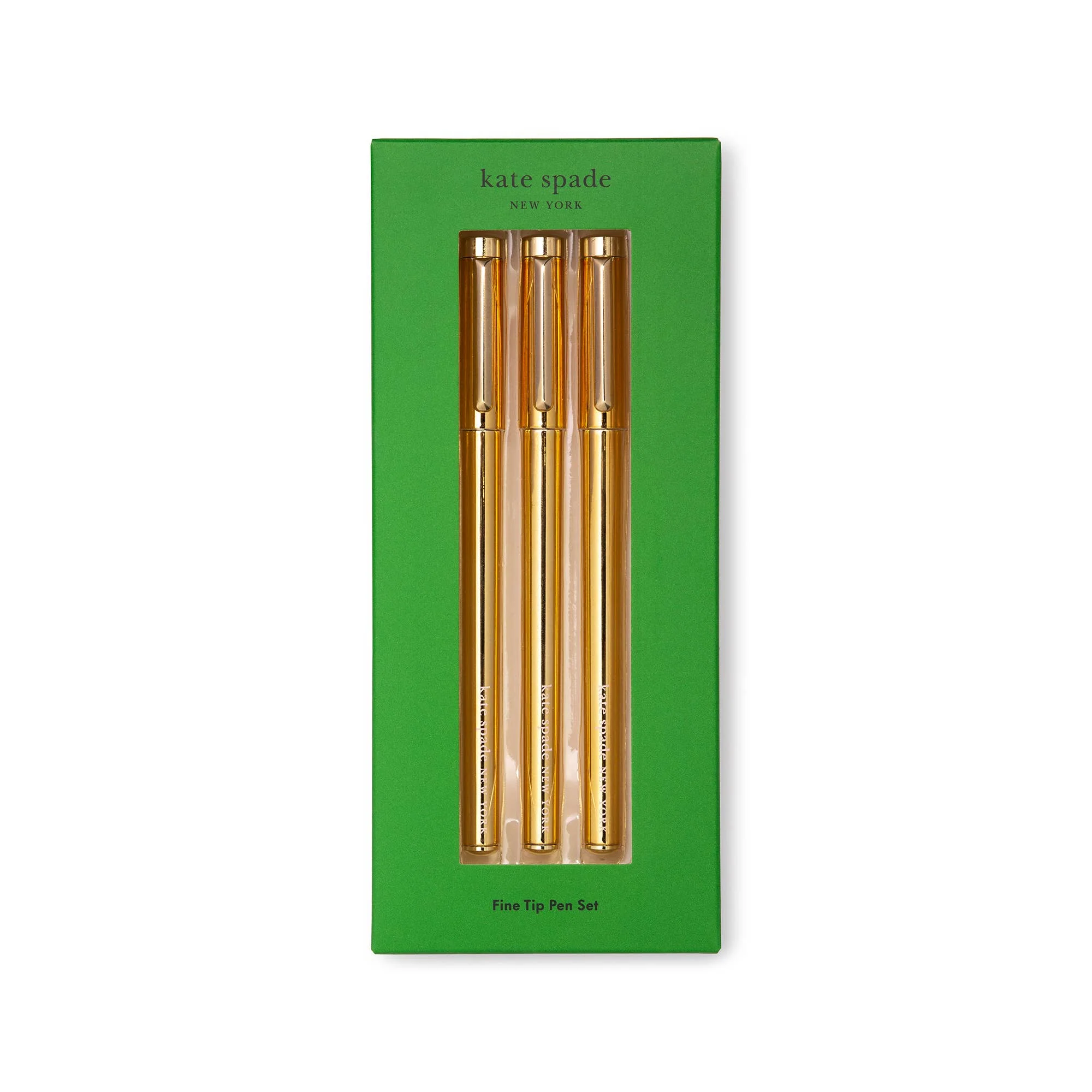Kate Spade New York by Lifeguard Press - Fine Tip Pen Set, Gold