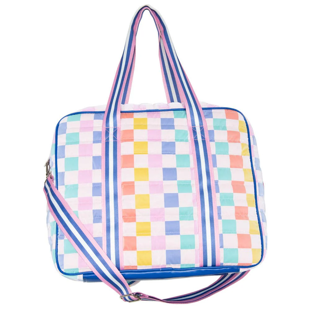 Katydid - Multicolored Checker Pickleball Bag: Multicolored - Image 4