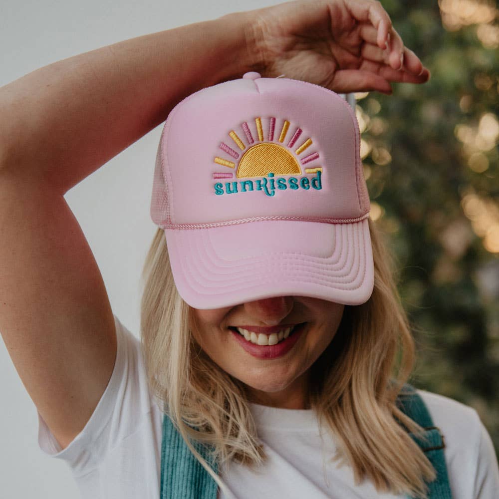 Katydid - Sunkissed Foam Trucker Hat: Light Pink - Image 3