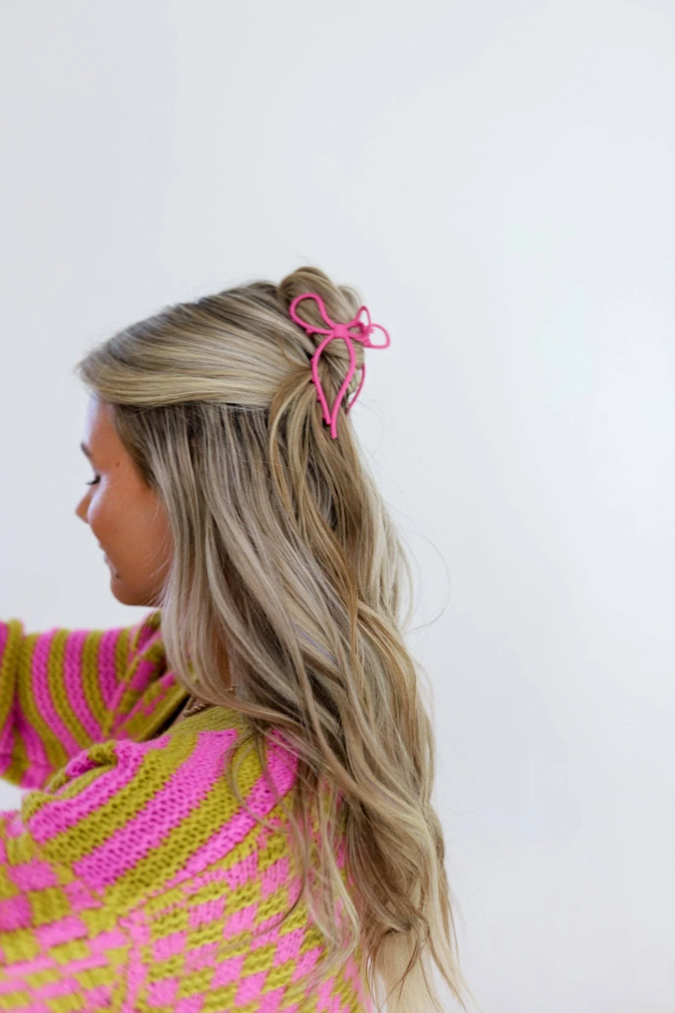 KAXI - THE METAL BOW CLAW ( 13 COLORS ): YELLOW GOLD - Image 13