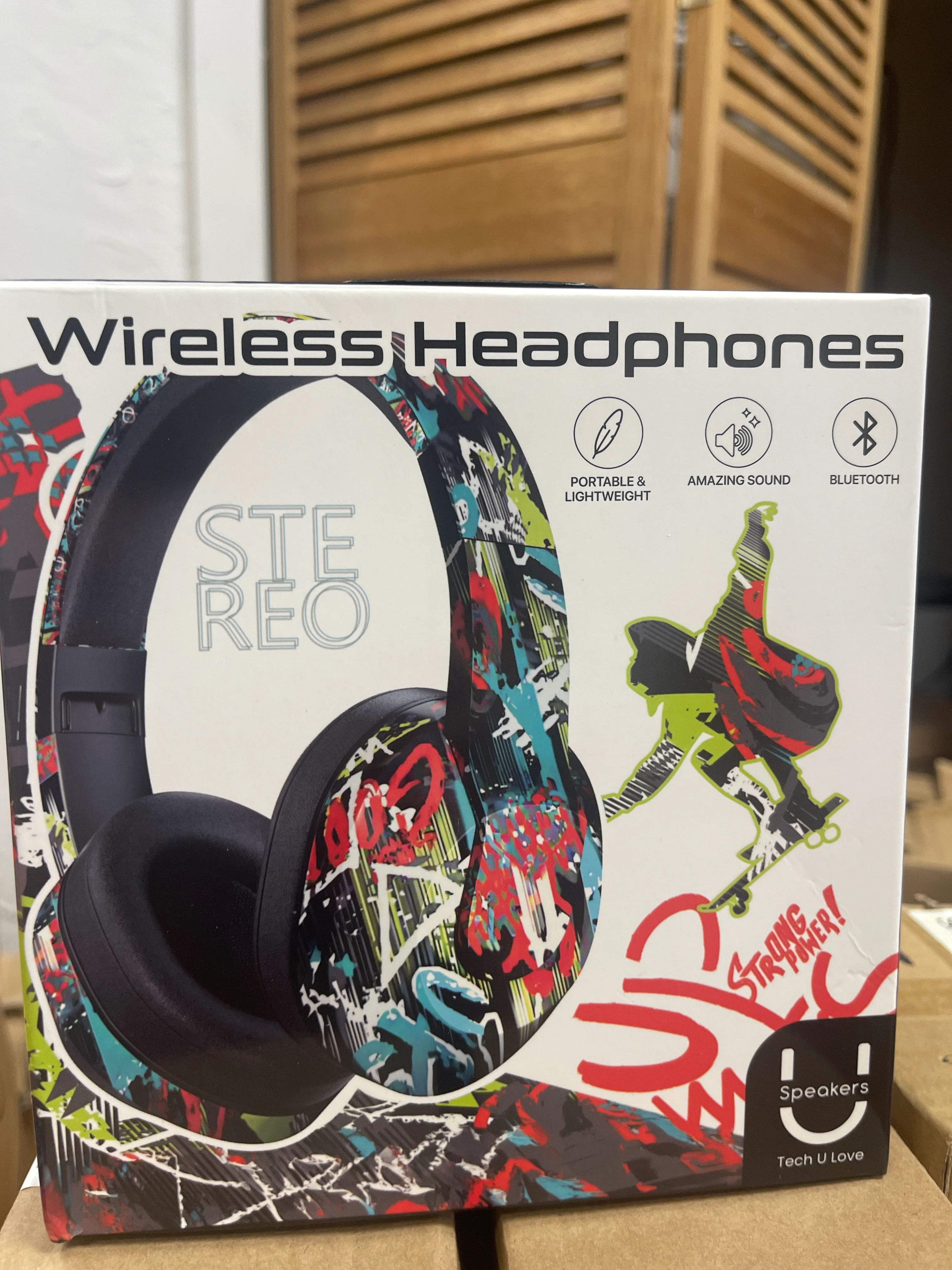 KIDS OVER EAR WIRELESS HEADPHONES - U FUN LINE