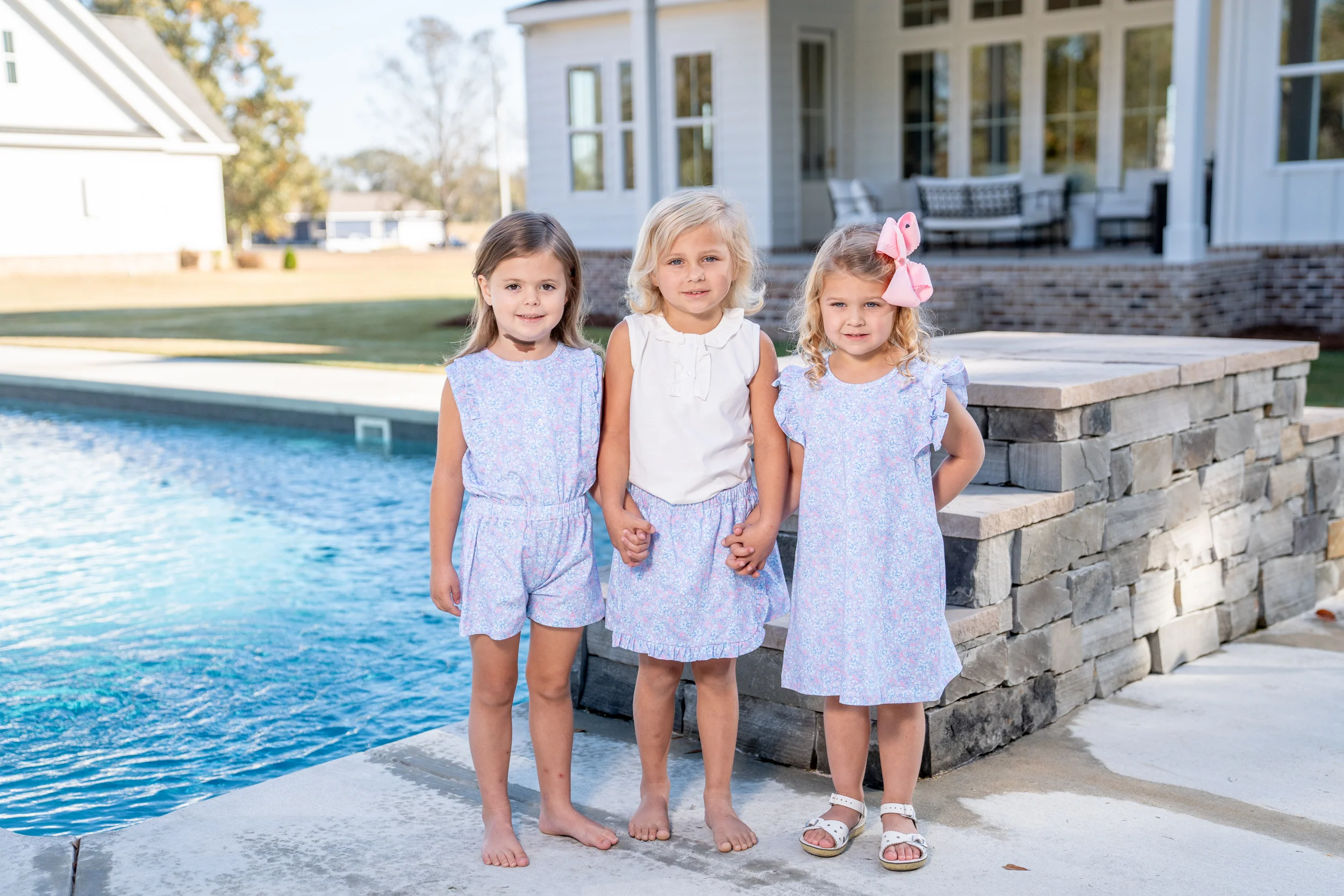 Kinsley Cotton Candy Floral Romper - Image 3