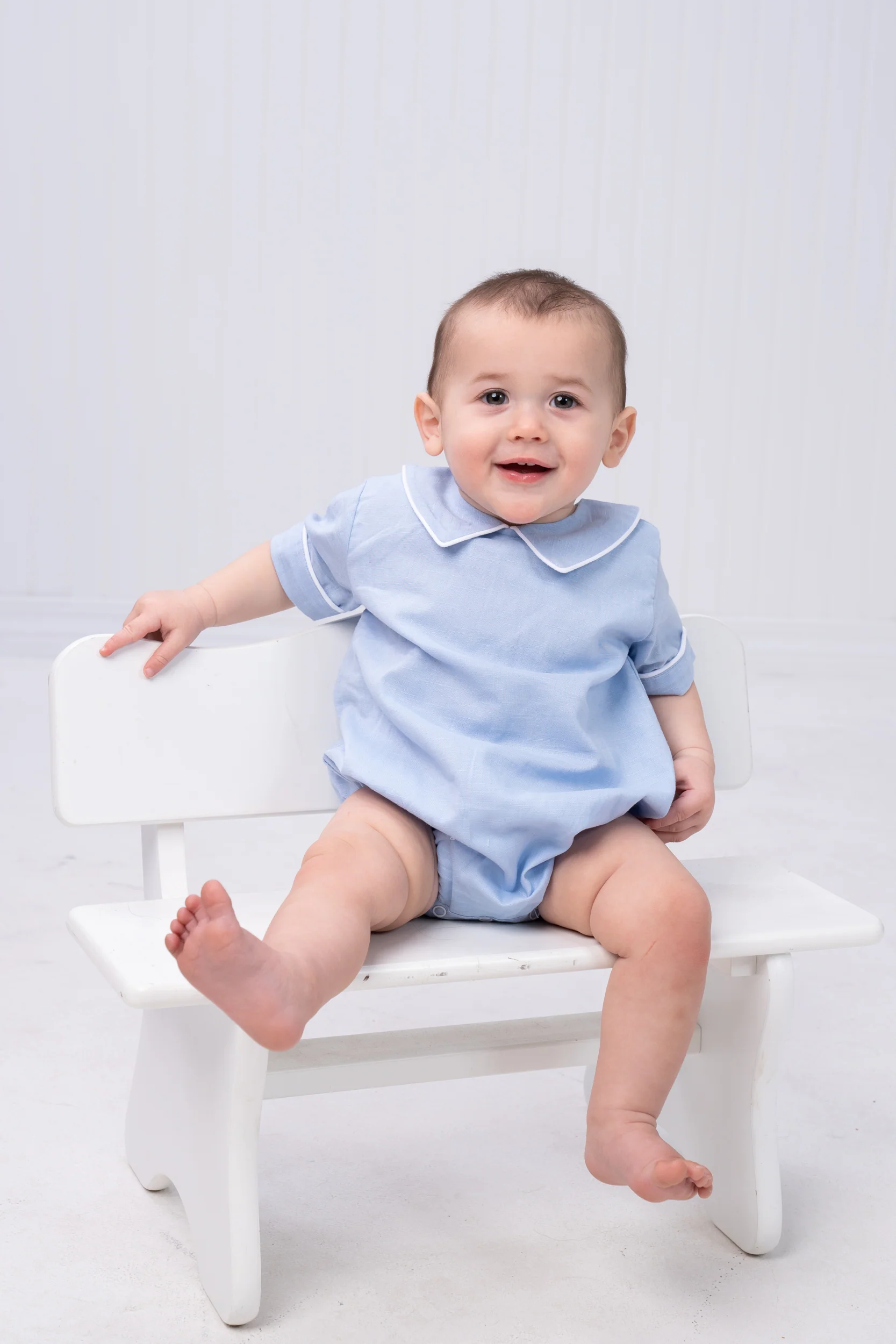 Kolson Blue Linen Bubble - Image 2