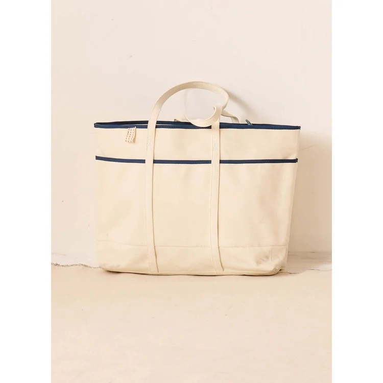 La Plage Tote - Classic Cream