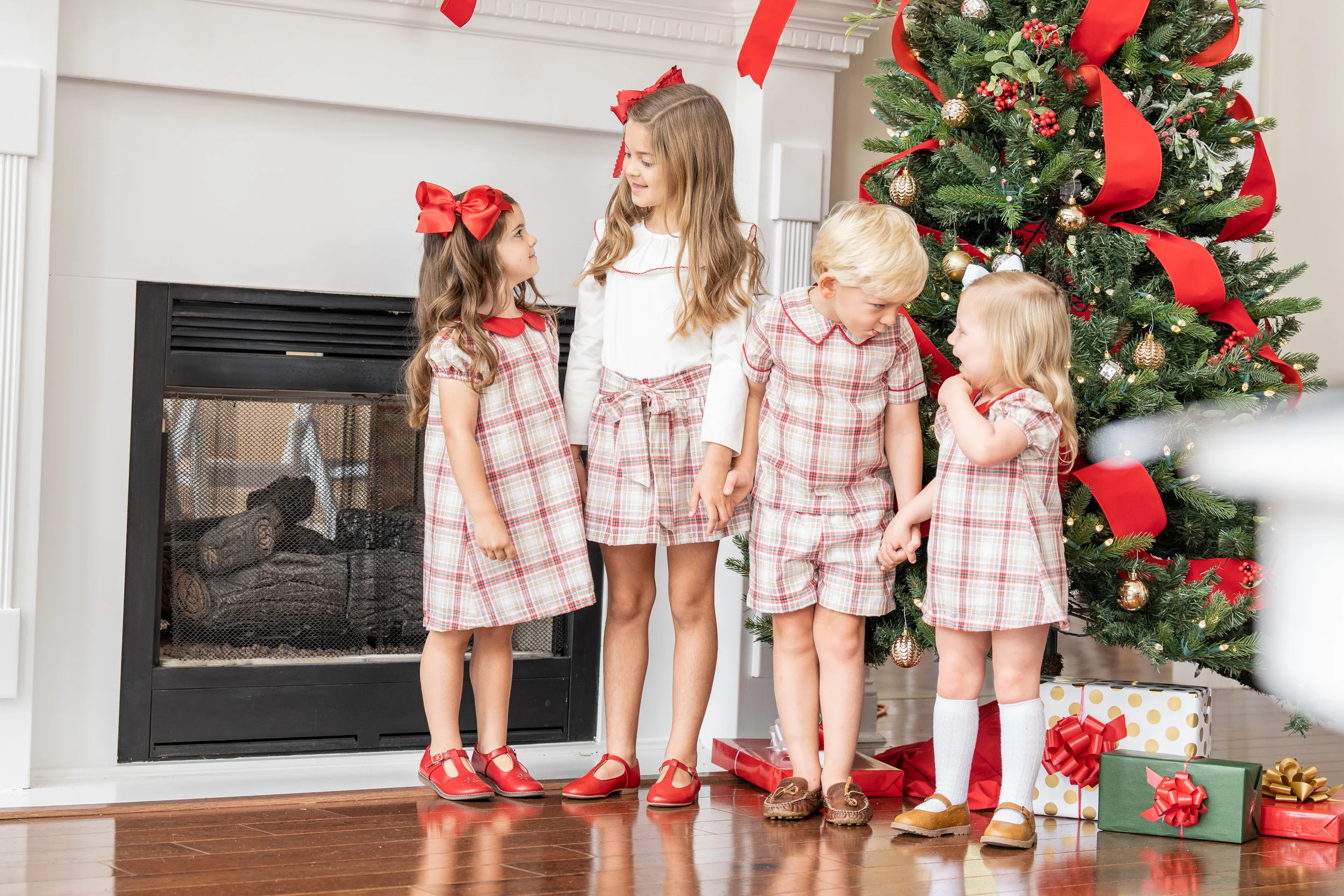 Lacey Festive Plaid Skirt - Image 3