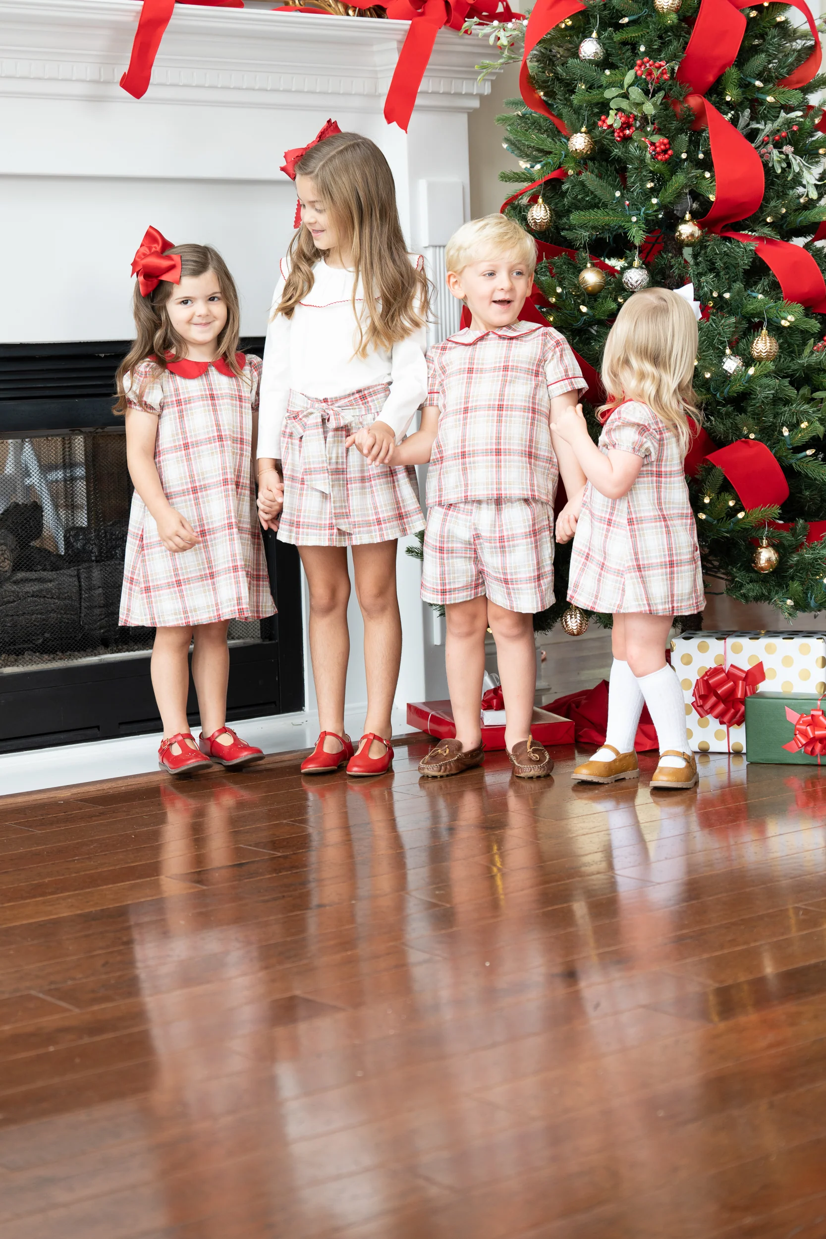 Lacey Festive Plaid Skirt - Image 4