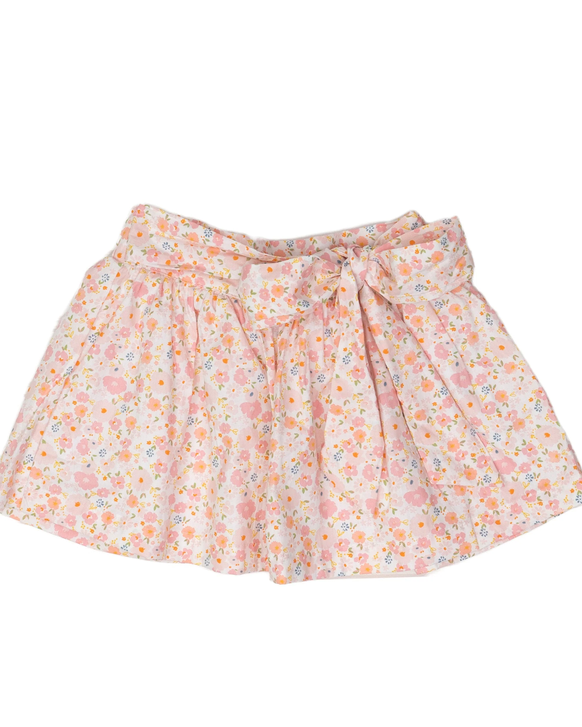 Lacey Pink Floral Skirt