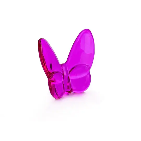 Lainy Home - Le Mariposa Exclusive Crystal Butterfly Home Decor in Fuschi