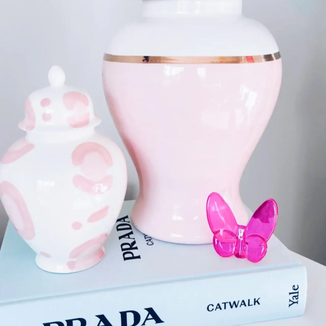 Lainy Home - Le Mariposa Exclusive Crystal Butterfly Home Decor in Fuschi - Image 4