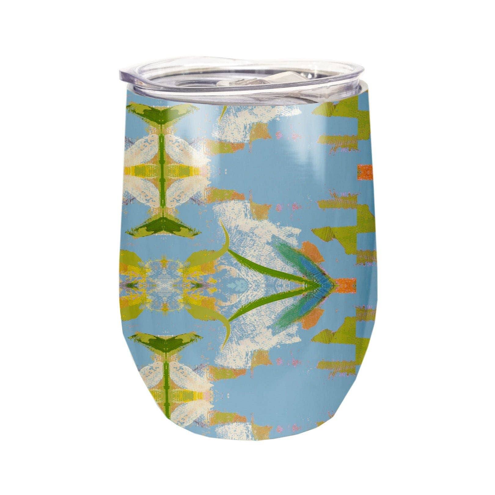 Laura Park Designs - English Garden Blue Wine Tumbler: One Size