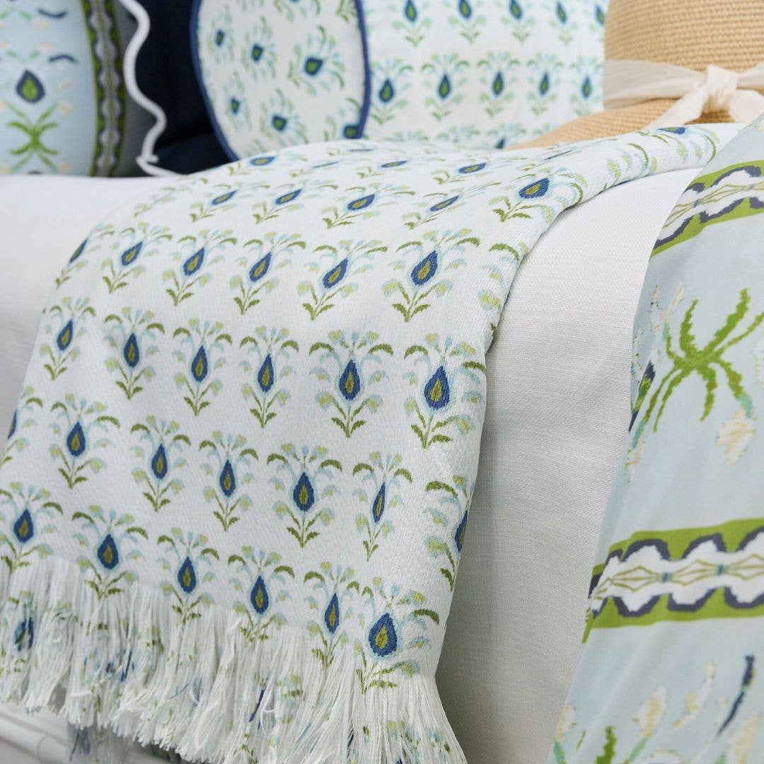 Laura Park Designs - Rosemary White Throw Blanket: One Size - Image 2