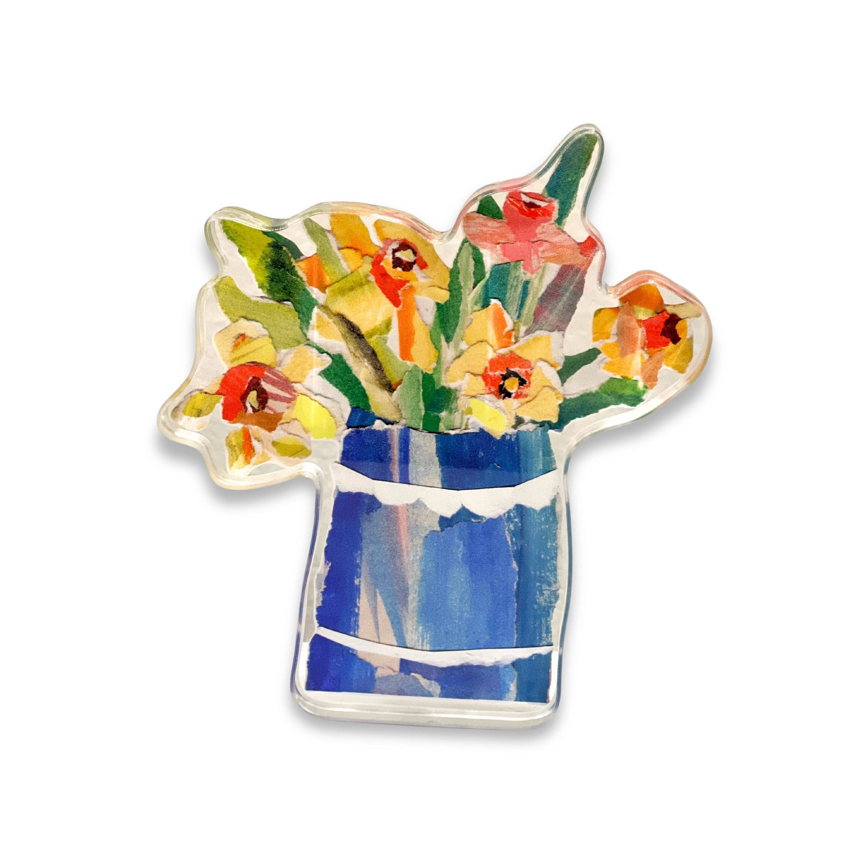 Lauren Dunn - DAFFODIL ACRYLIC BLOOM BLOCK: BITTY BLOCK