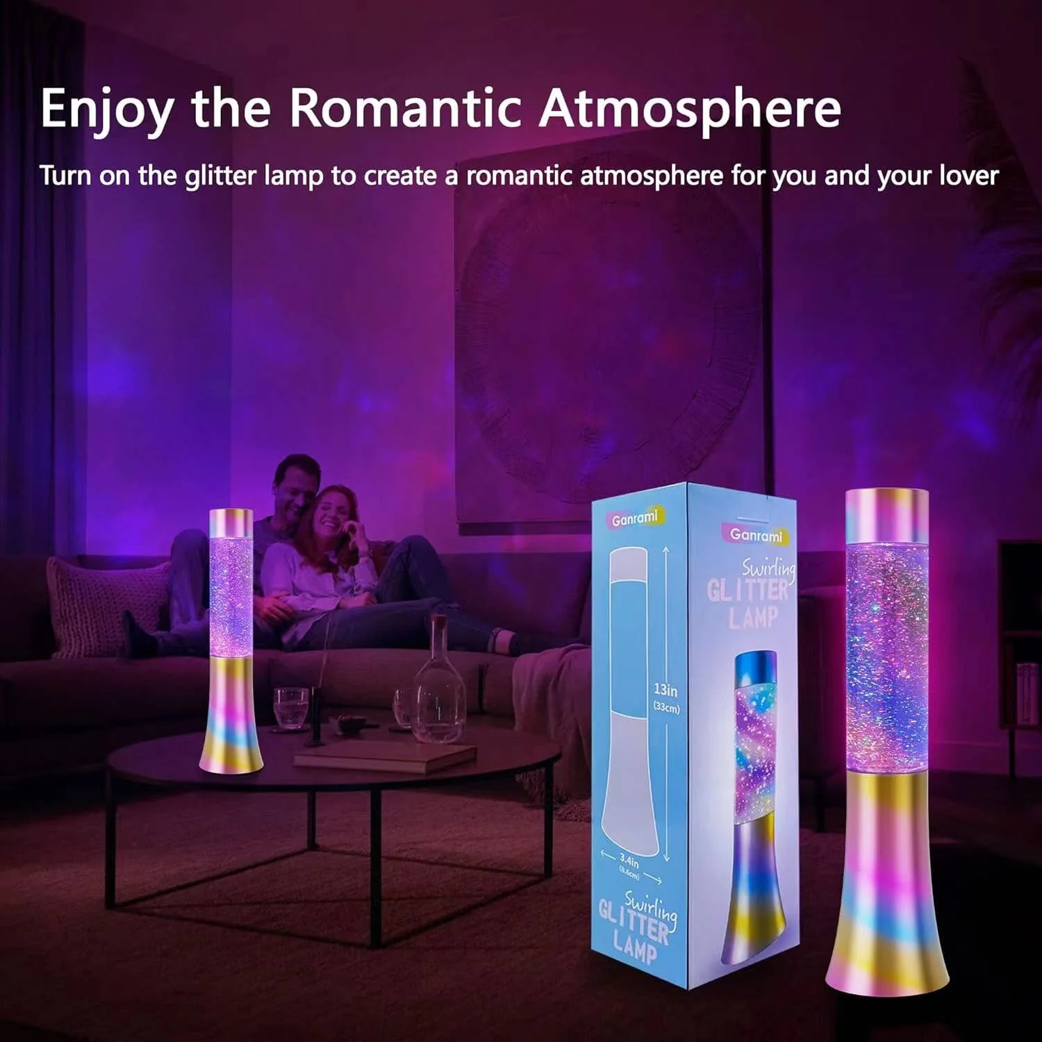 Tech Mod Lava Lamps – Glitter Purple - Image 16