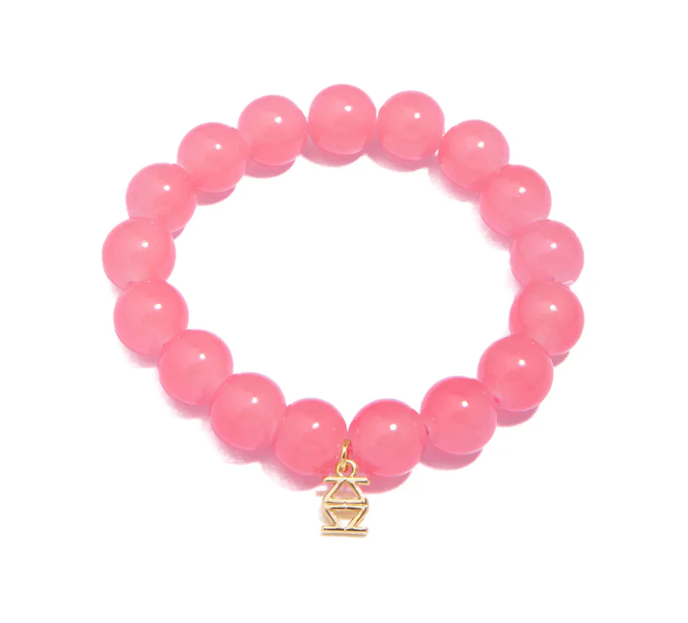Layla Glass Bead Stretch Bracelet