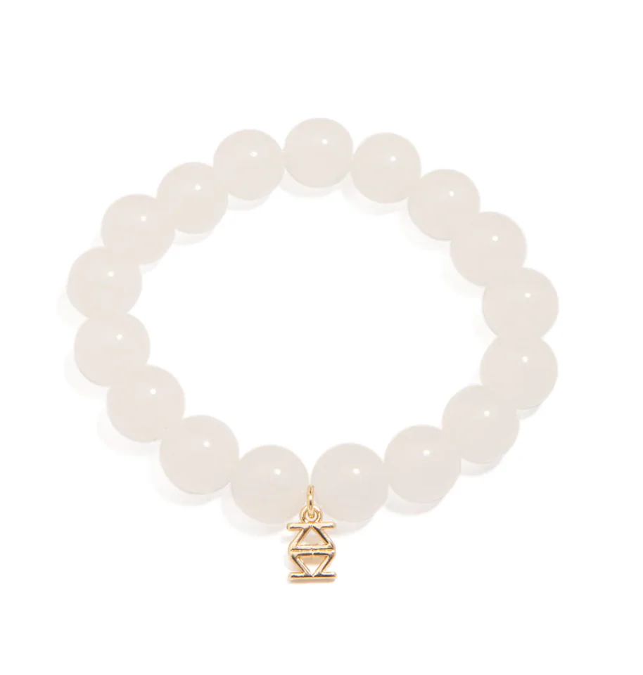 Layla Glass Bead Stretch Bracelet - Image 8