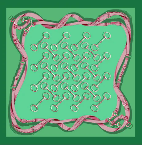 Lazy Jack Press Italian Silk Scarf - Image 2